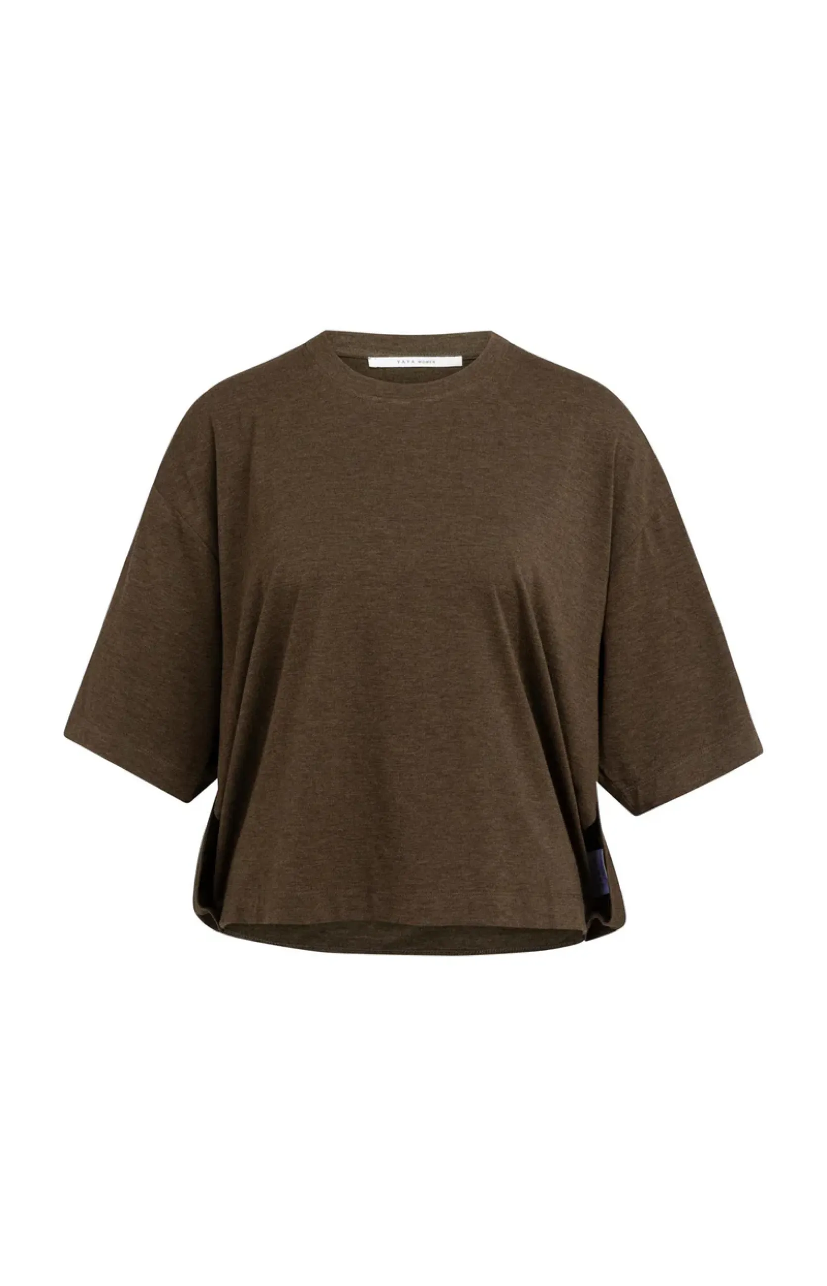 Oversize-Jersey-Top mit Ballonrücken-Detail