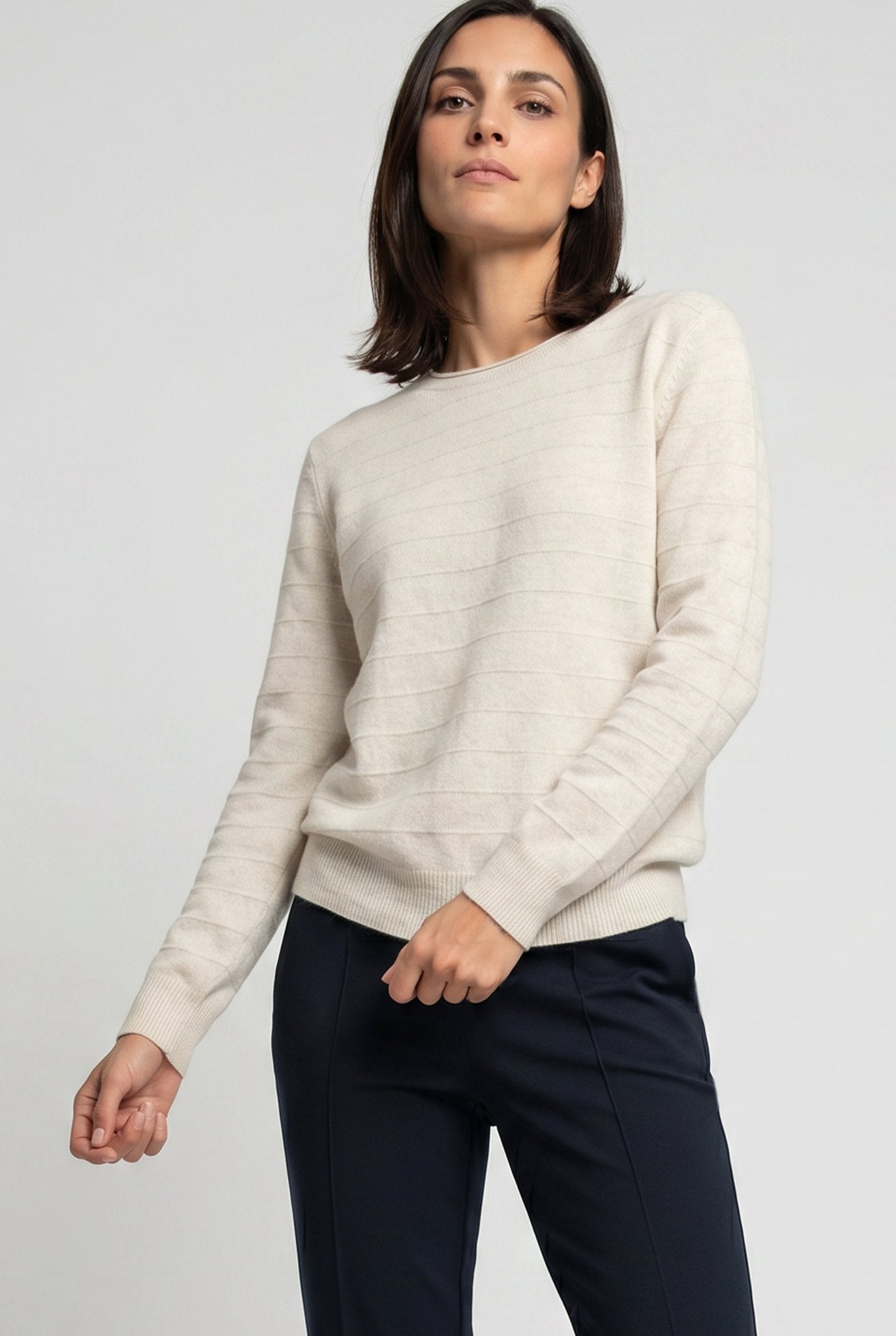 Olsen Damen Pullover Almond Be