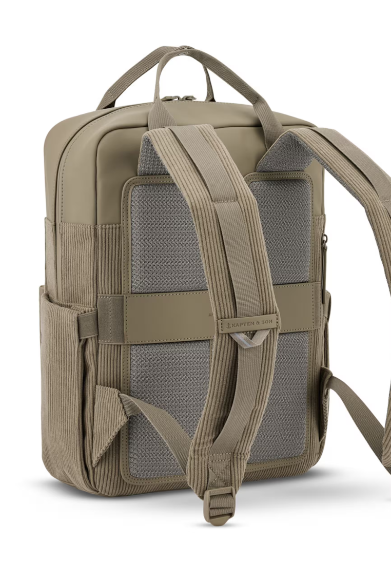 Kapten & Son Rucksack Bergen Pro Cord Dusty Khaki
