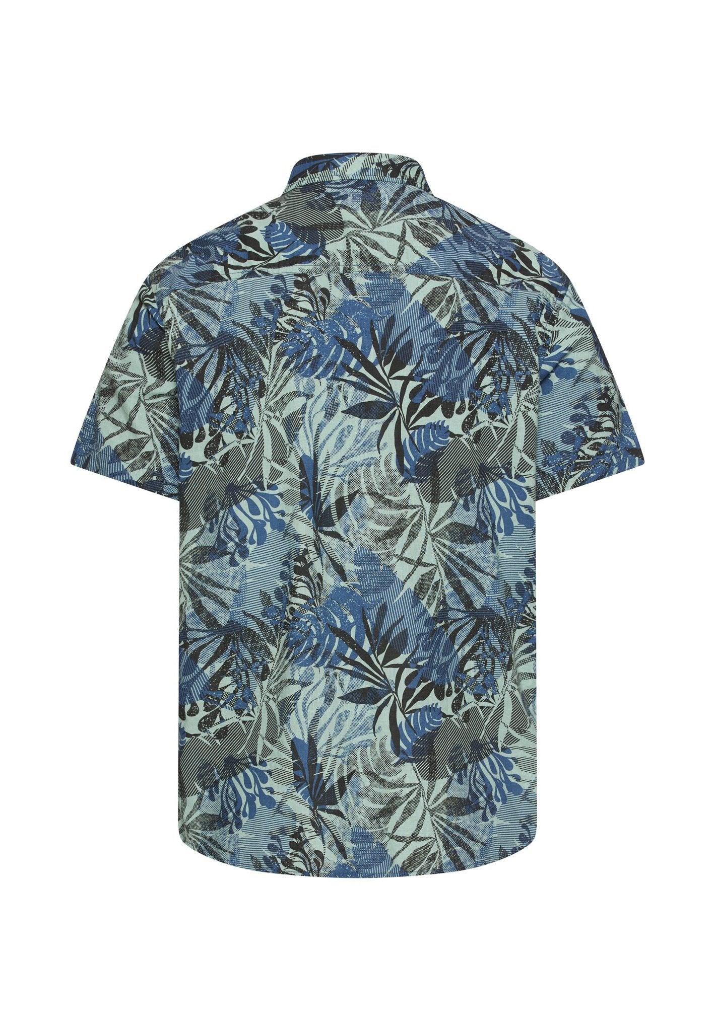Camel active Herren Hemden kurz Indigo Blue