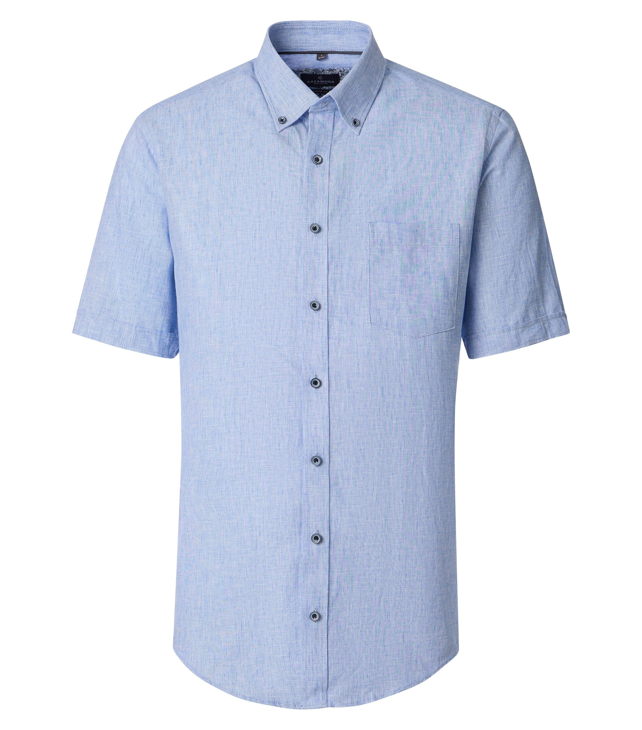 Casa Moda Herren Hemden kurz Blau