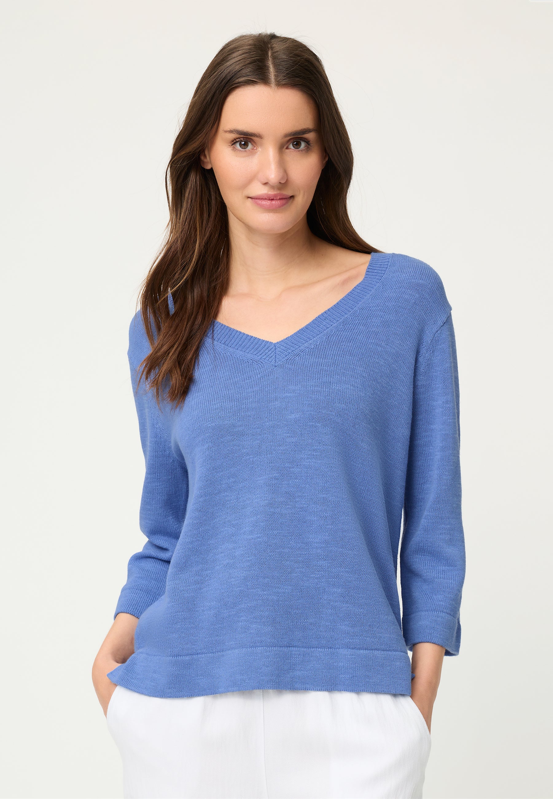 Olsen Damen Pullover Bay Blue
