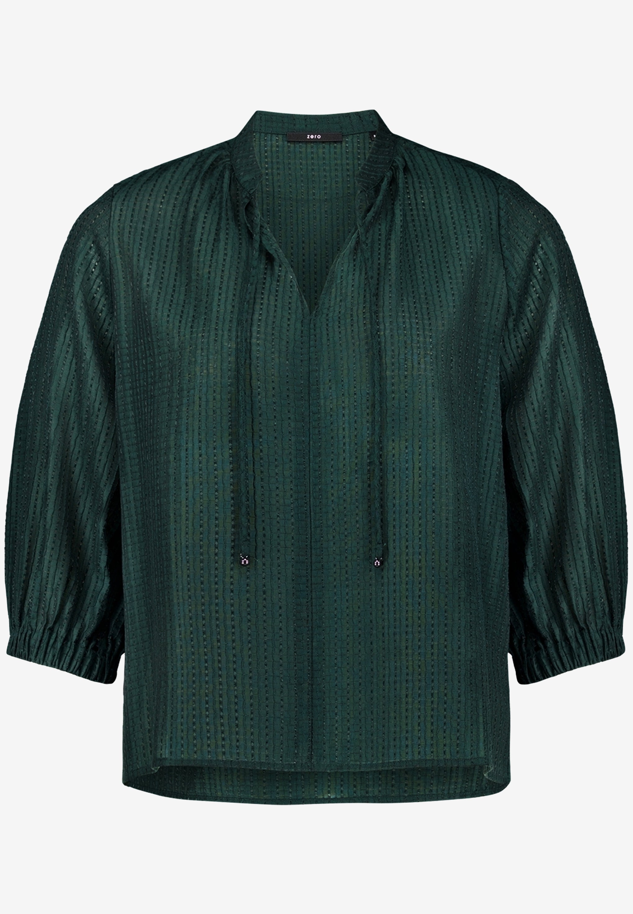 Zero Damen Blusen kurz Green Forest