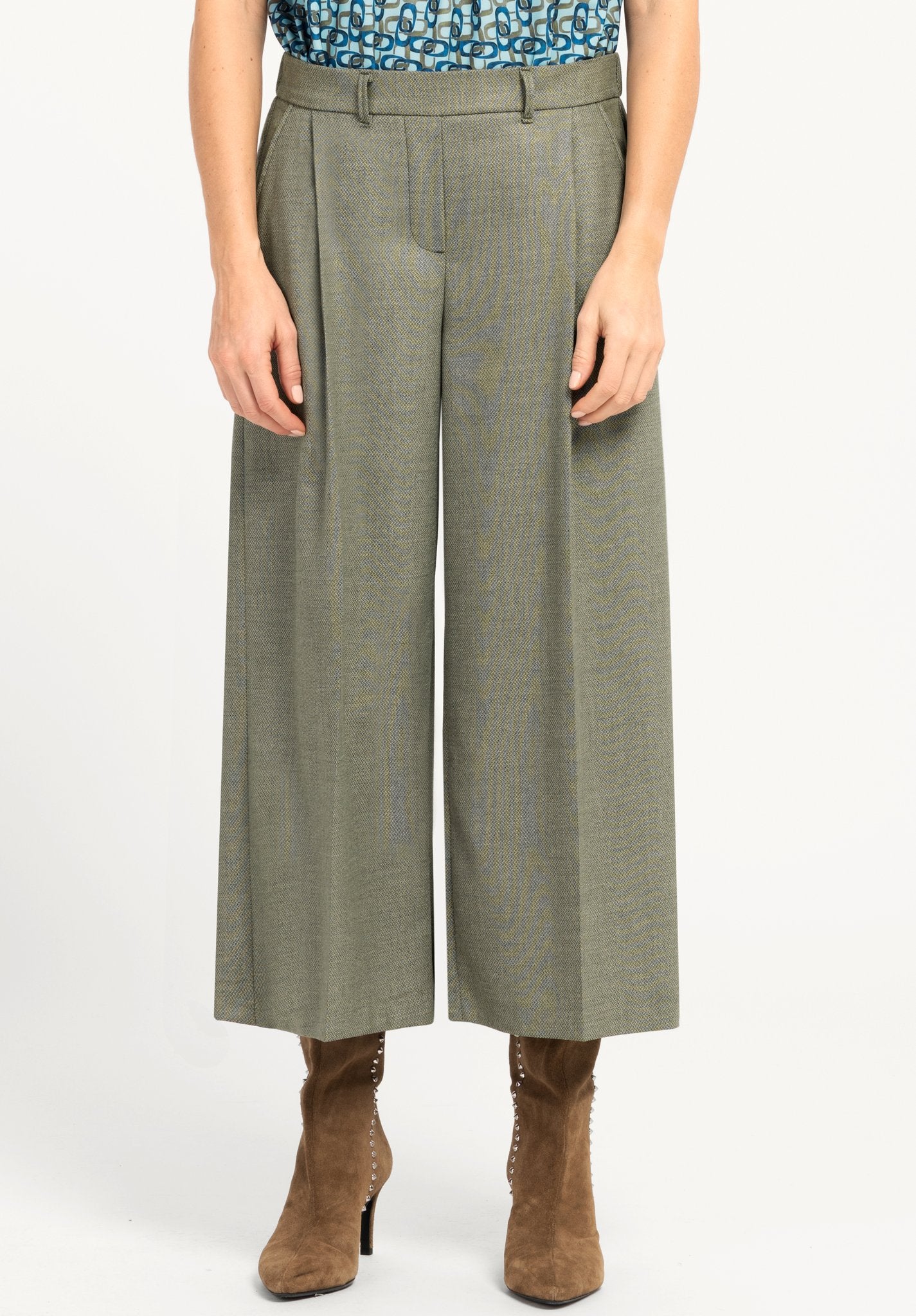 Bianca Damen Hosen Sage Melange