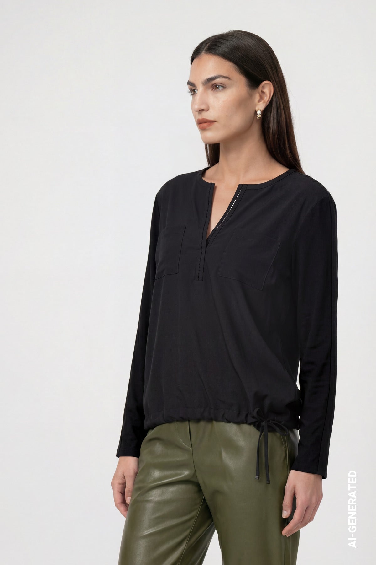 Monari Damen T-Shirts Schwarz