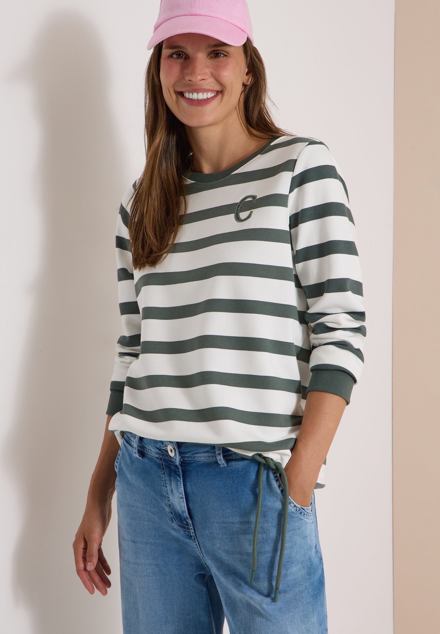 Cecil Damen Pullover Dried Oli