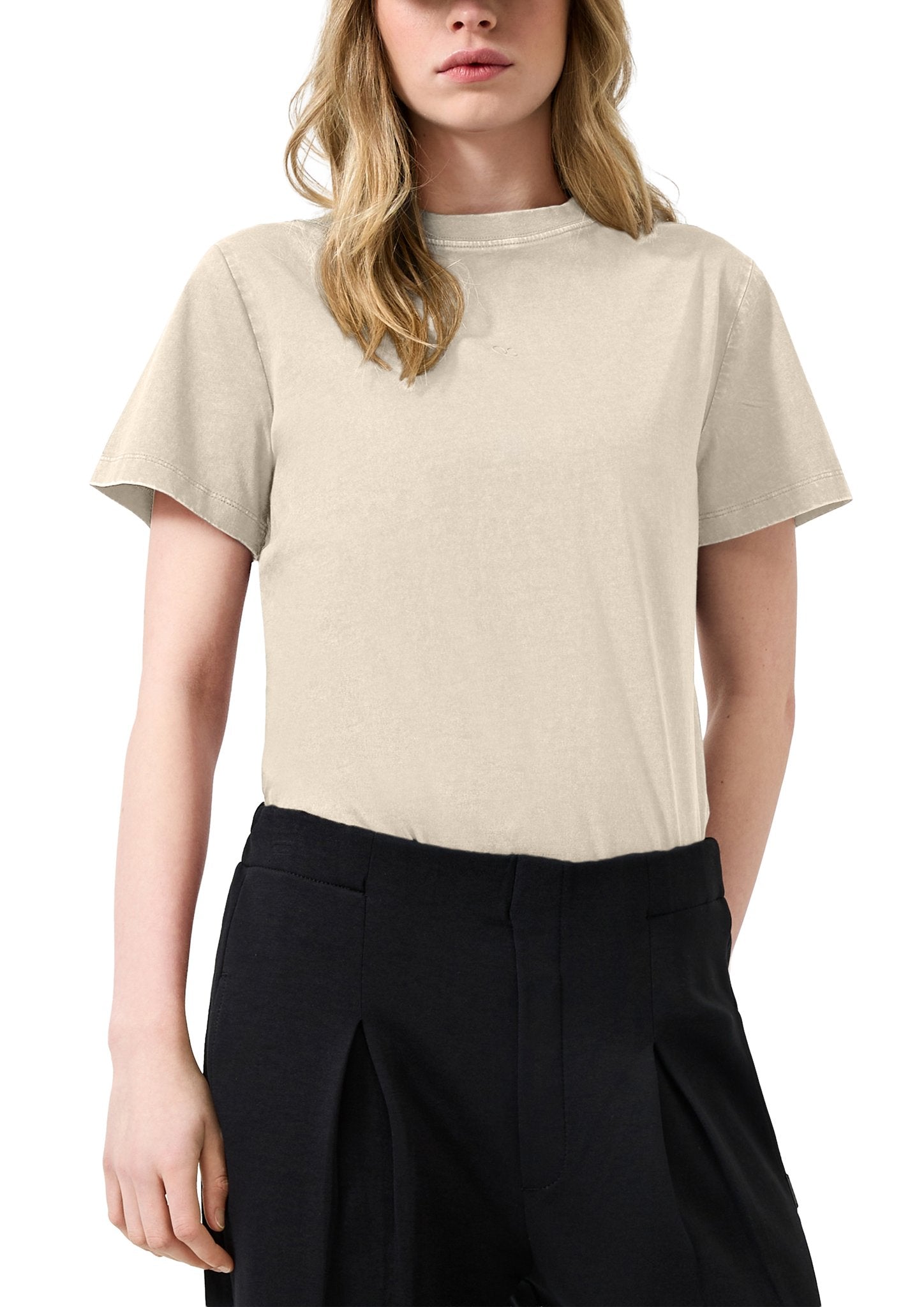 QS by S.Oliver Damen T-Shirts White