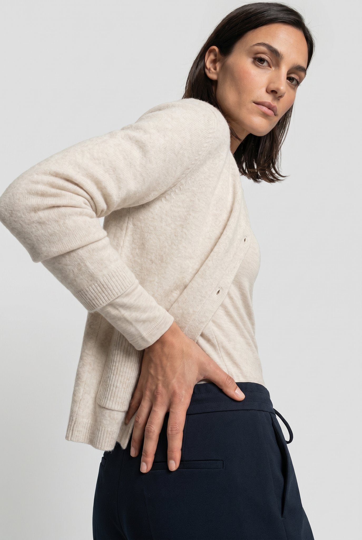 Olsen Damen Strickjacken Almond Be