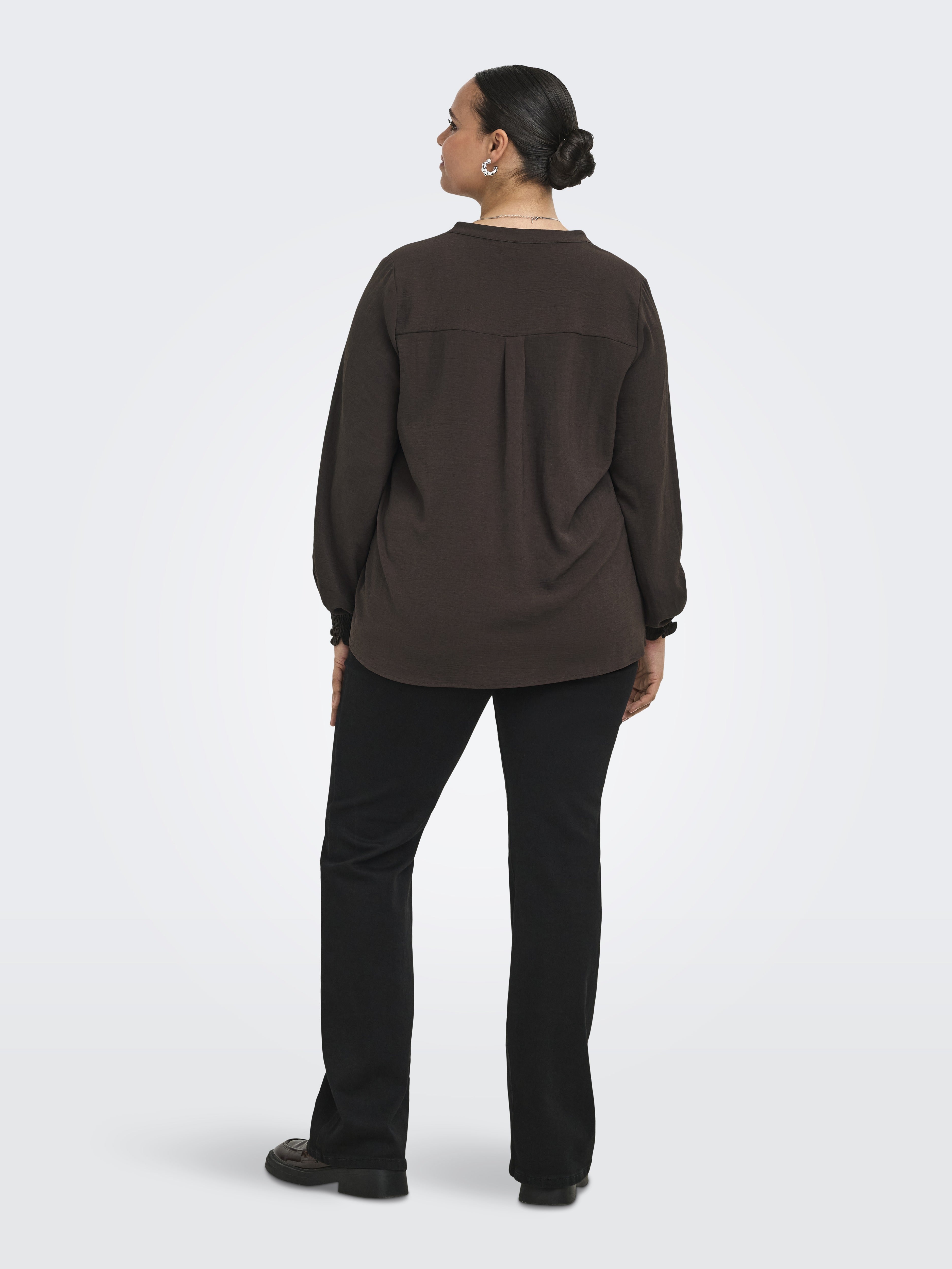 Only Caramkoma Damen T-Shirts Coffee Bean