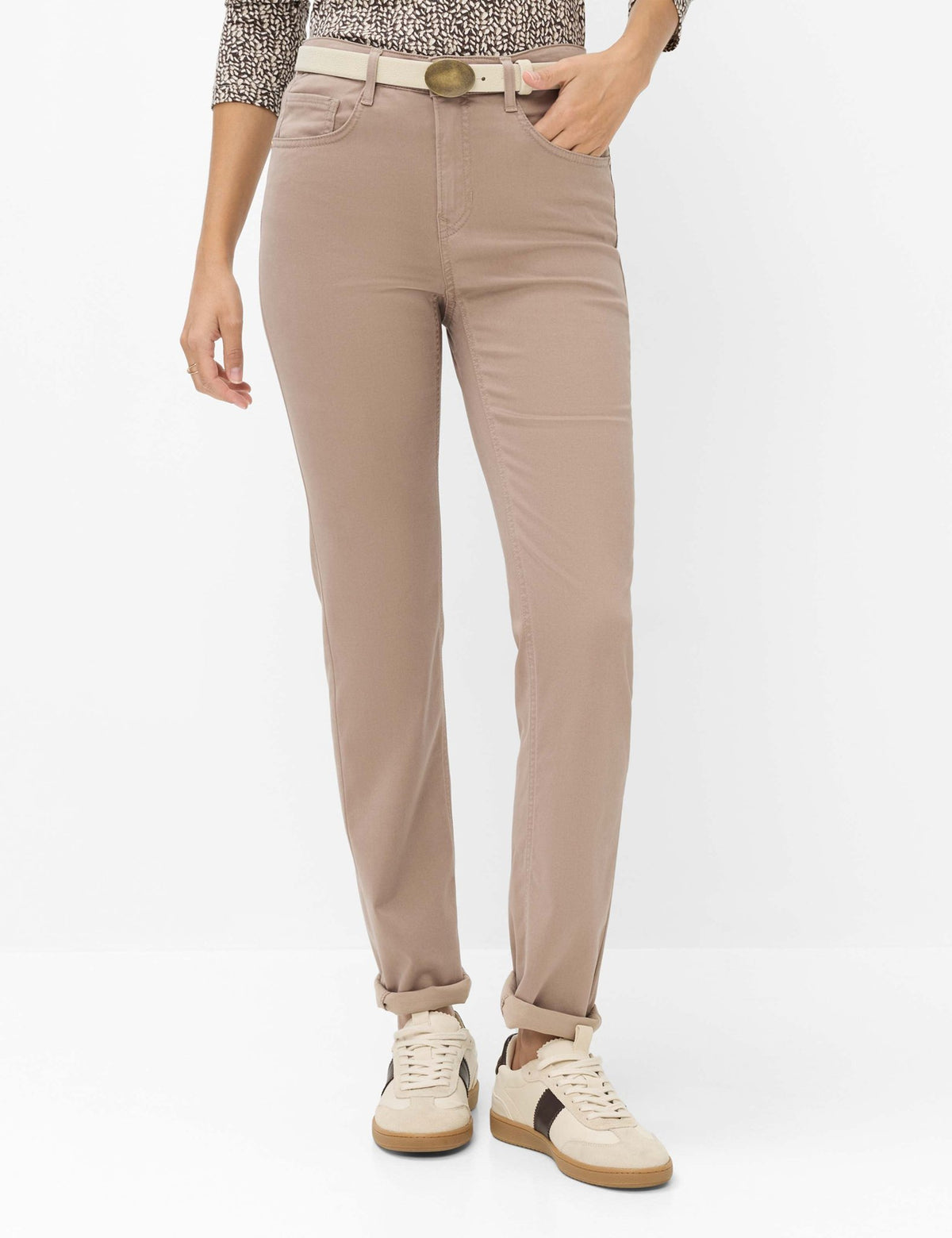 Brax Damen Hosen Taupe