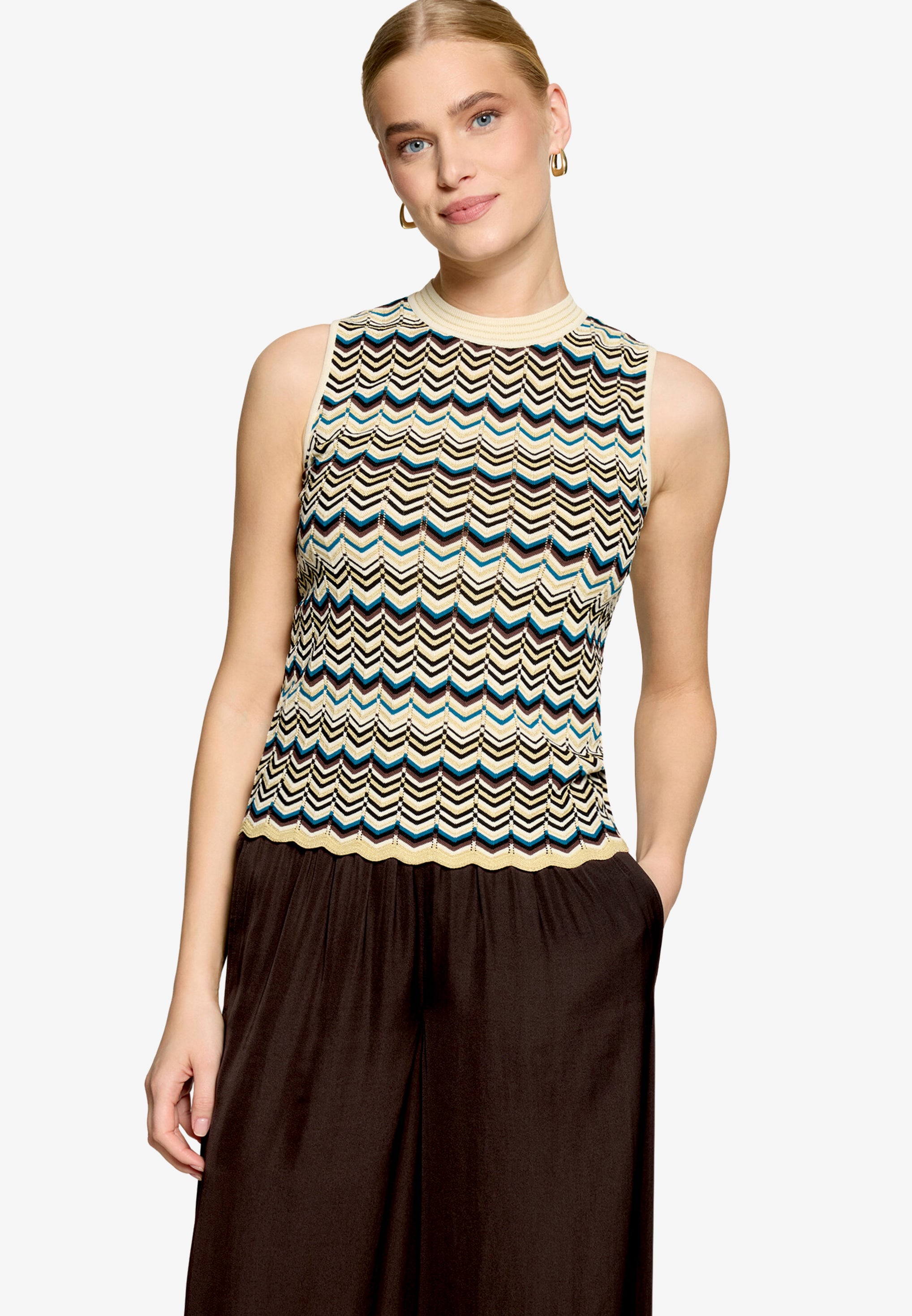 Zero Damen Pullover Nature/Brown