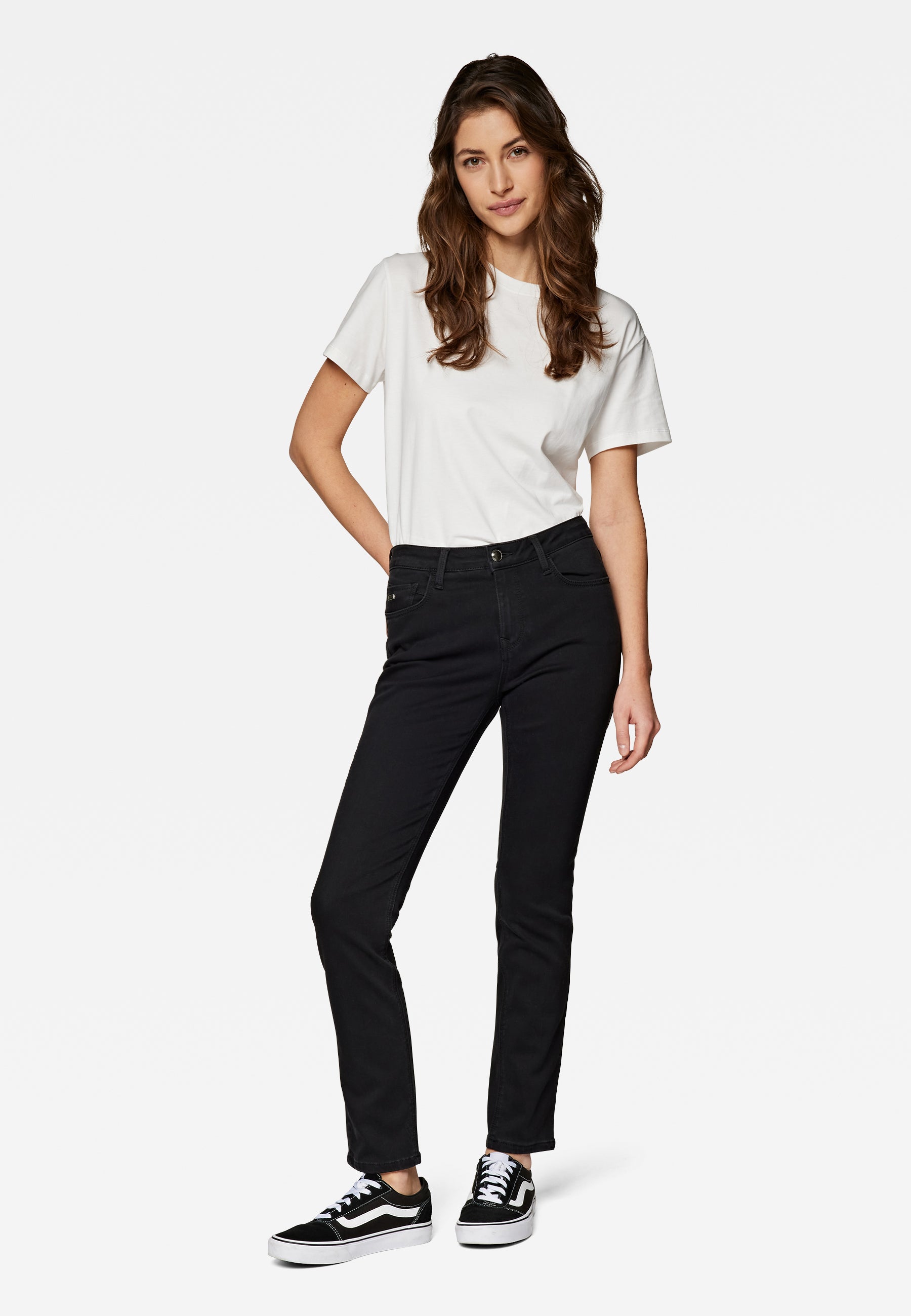 Mavi Damen Jeans Smoke Super Sha