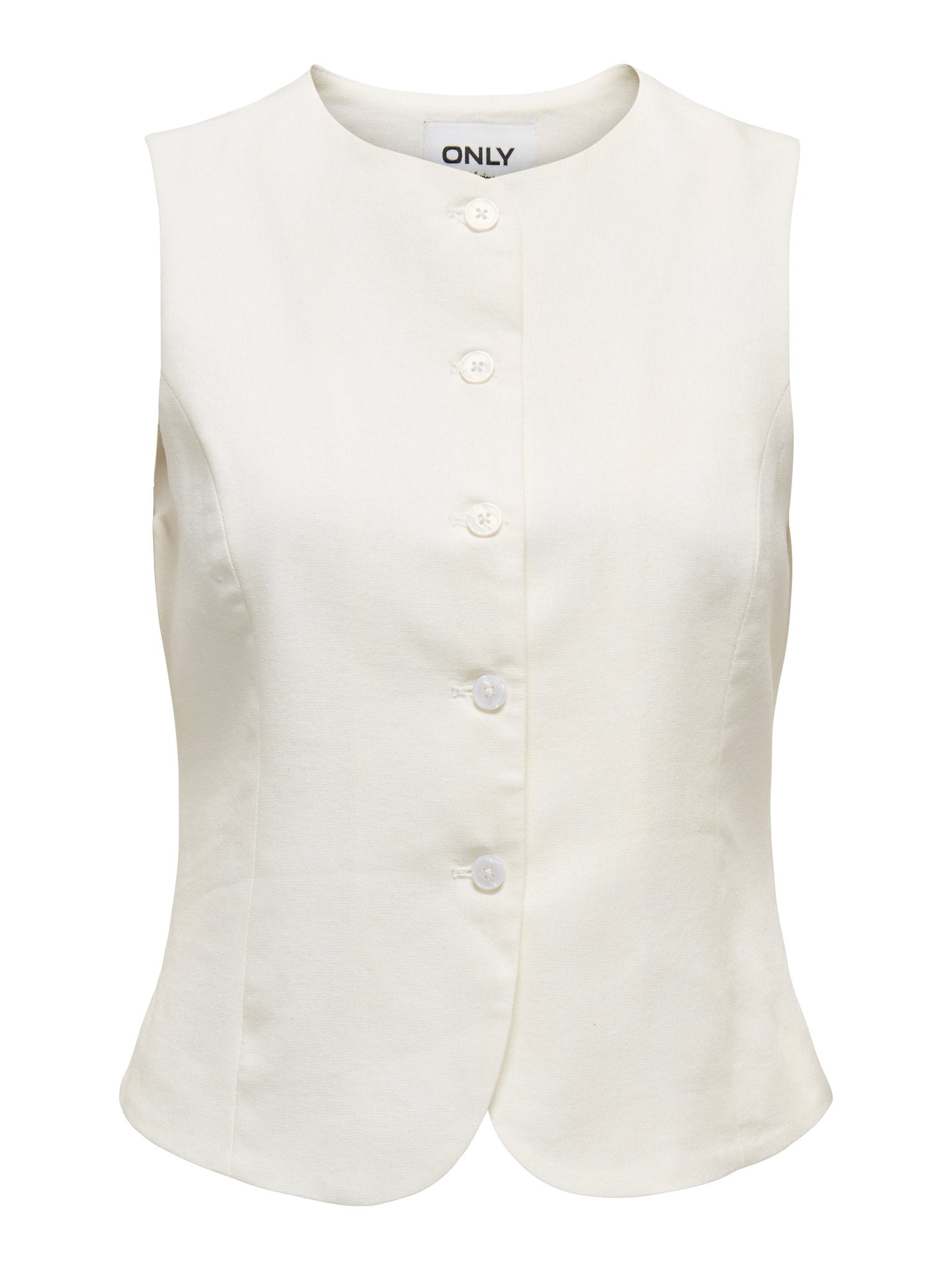 Only Damen Indoorwesten Cloud Dancer