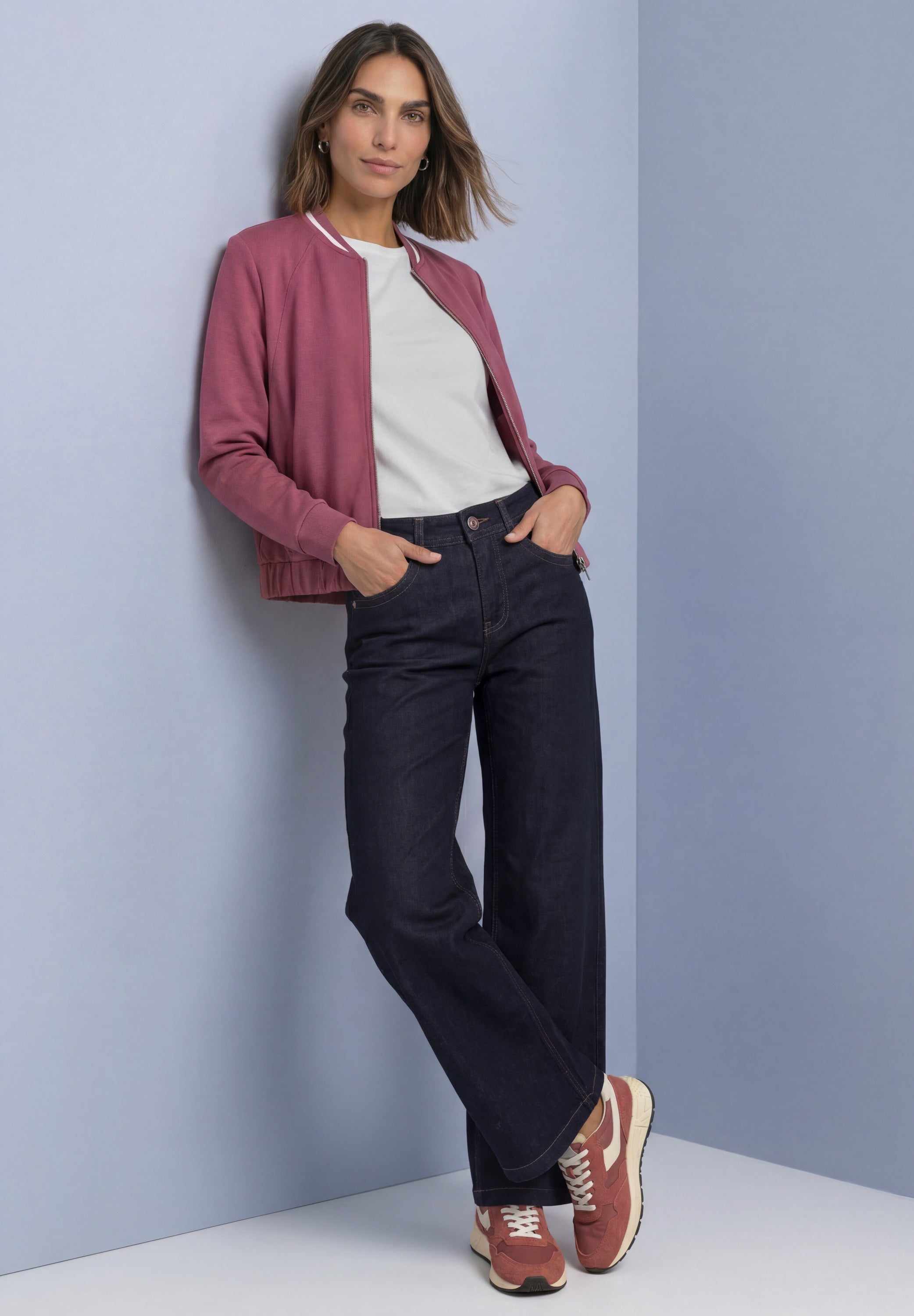 Street One Damen T-Shirts Dark Clou