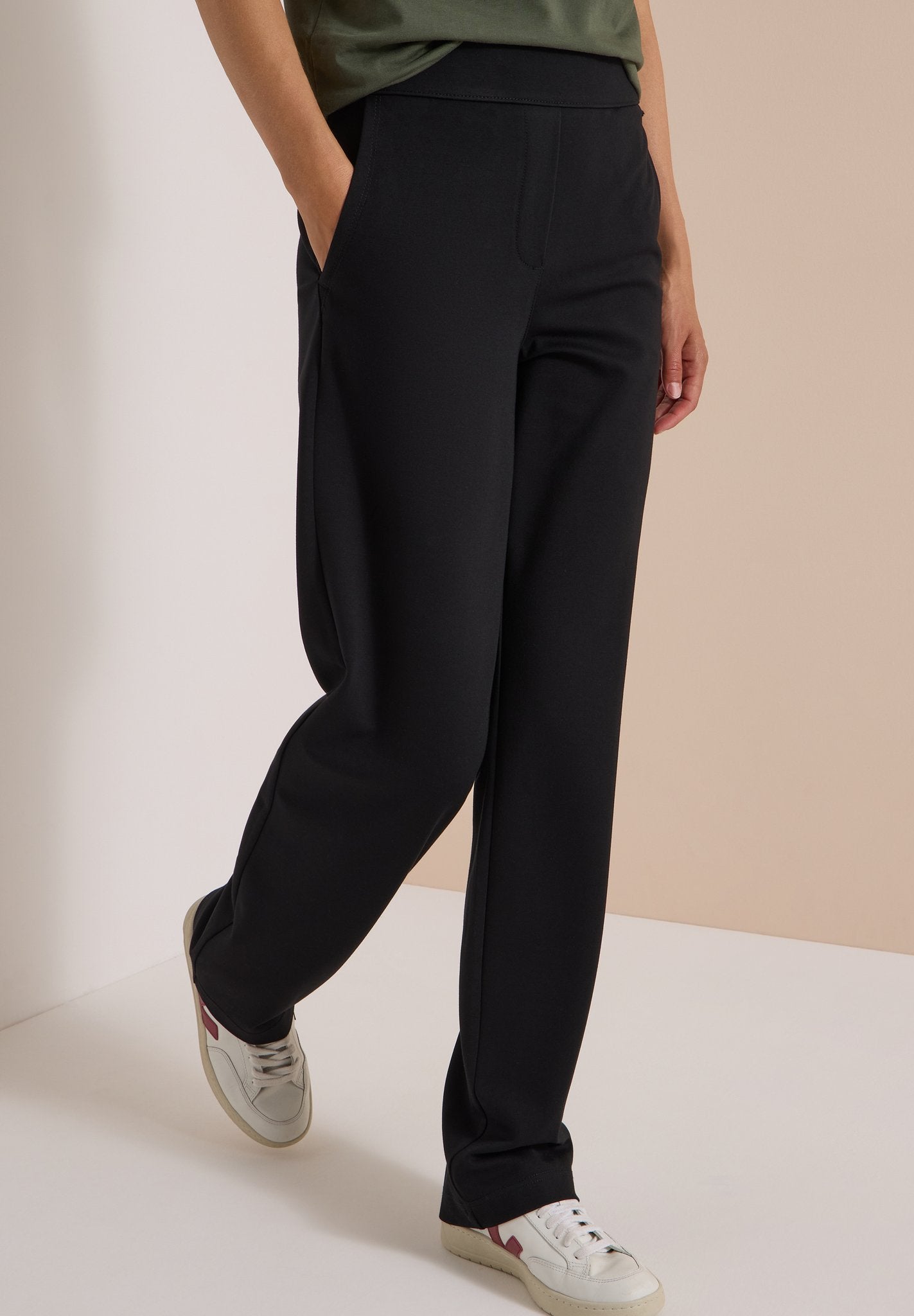 Cecil Damen Hosen Black