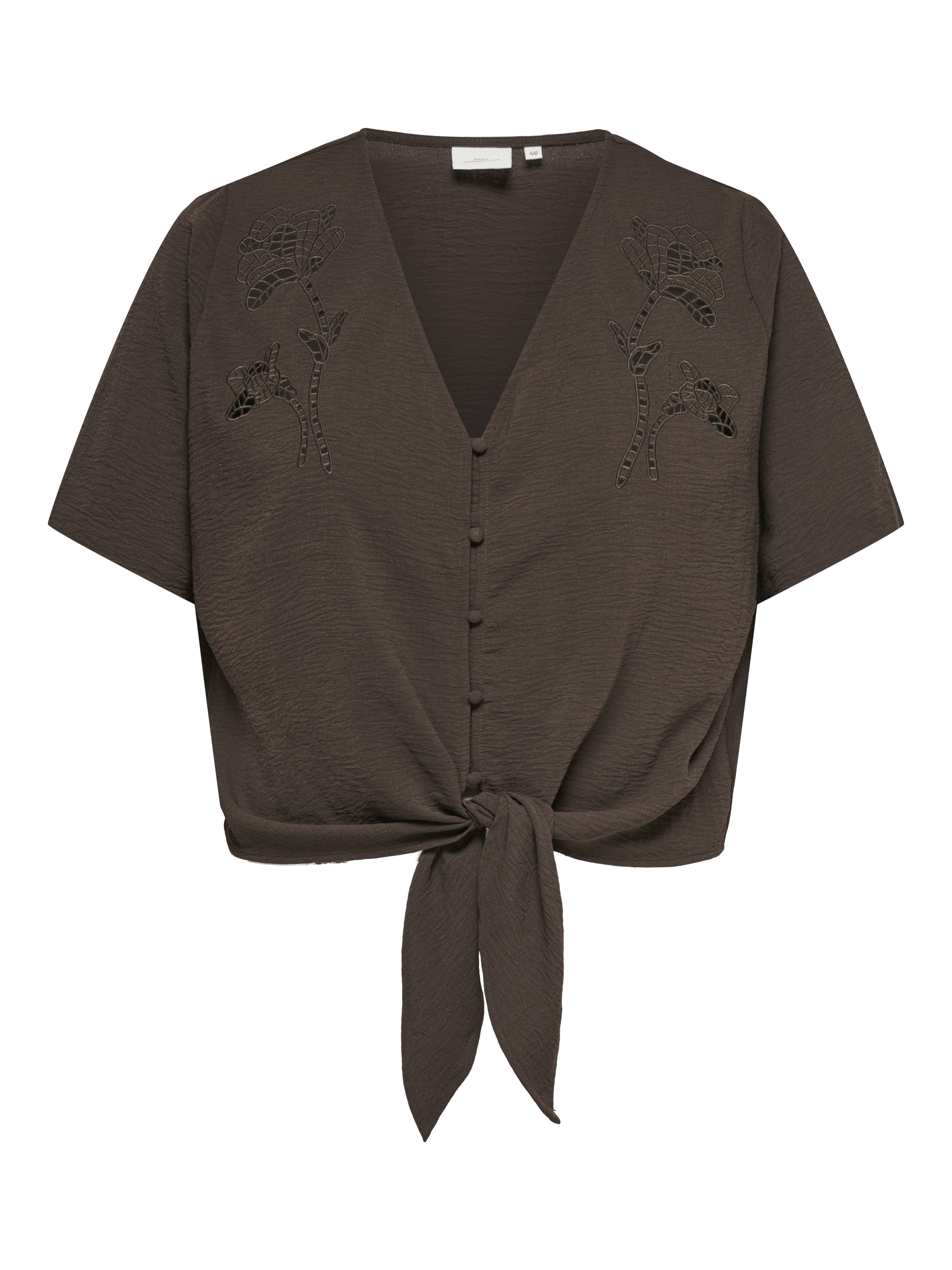 Only Caramkoma Damen T-Shirts Chocolate Marti