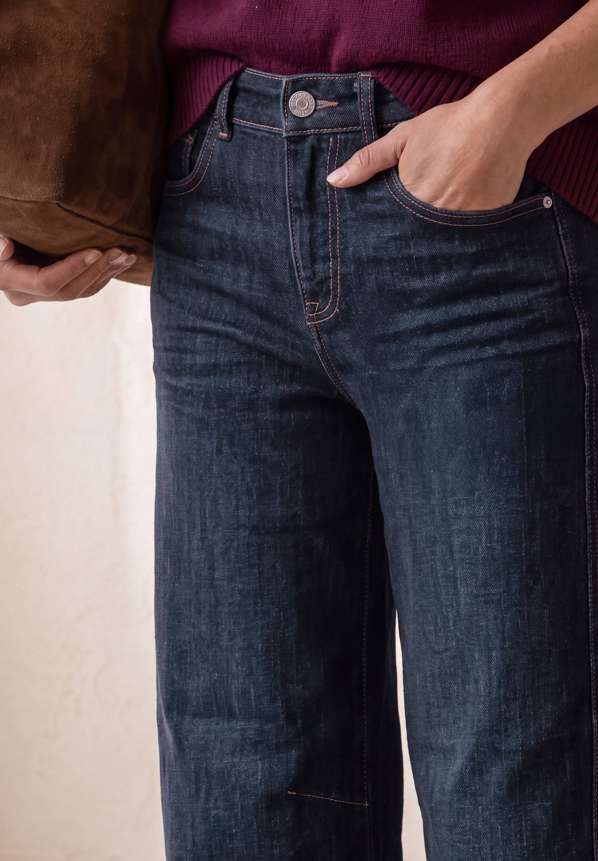 Street One Damen Hosen Dark Blue
