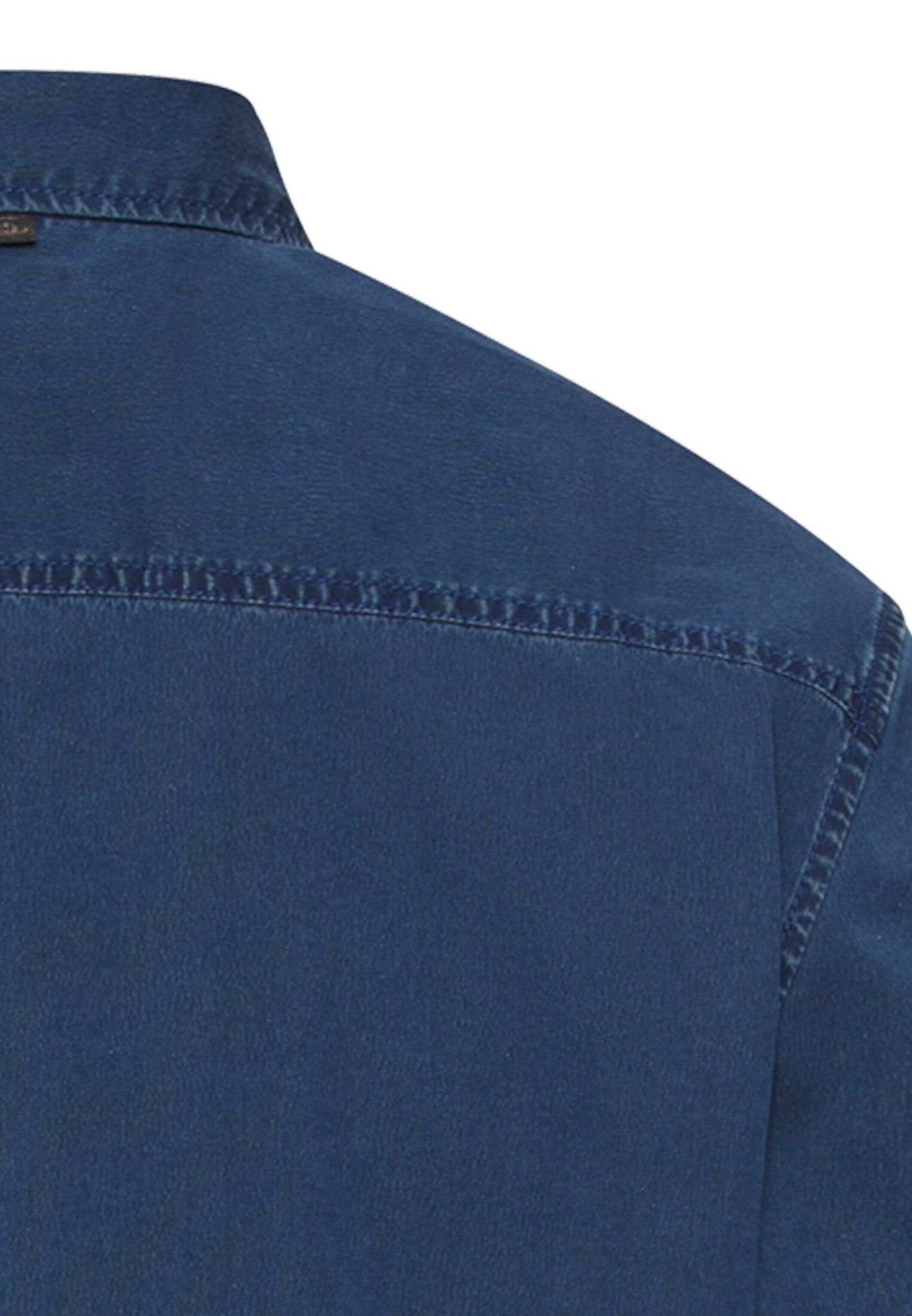 Camel active Herren Hemden kurz Indigo Blue