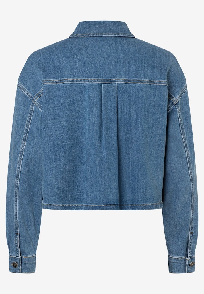 More & More Damen Jacken Middle Blu