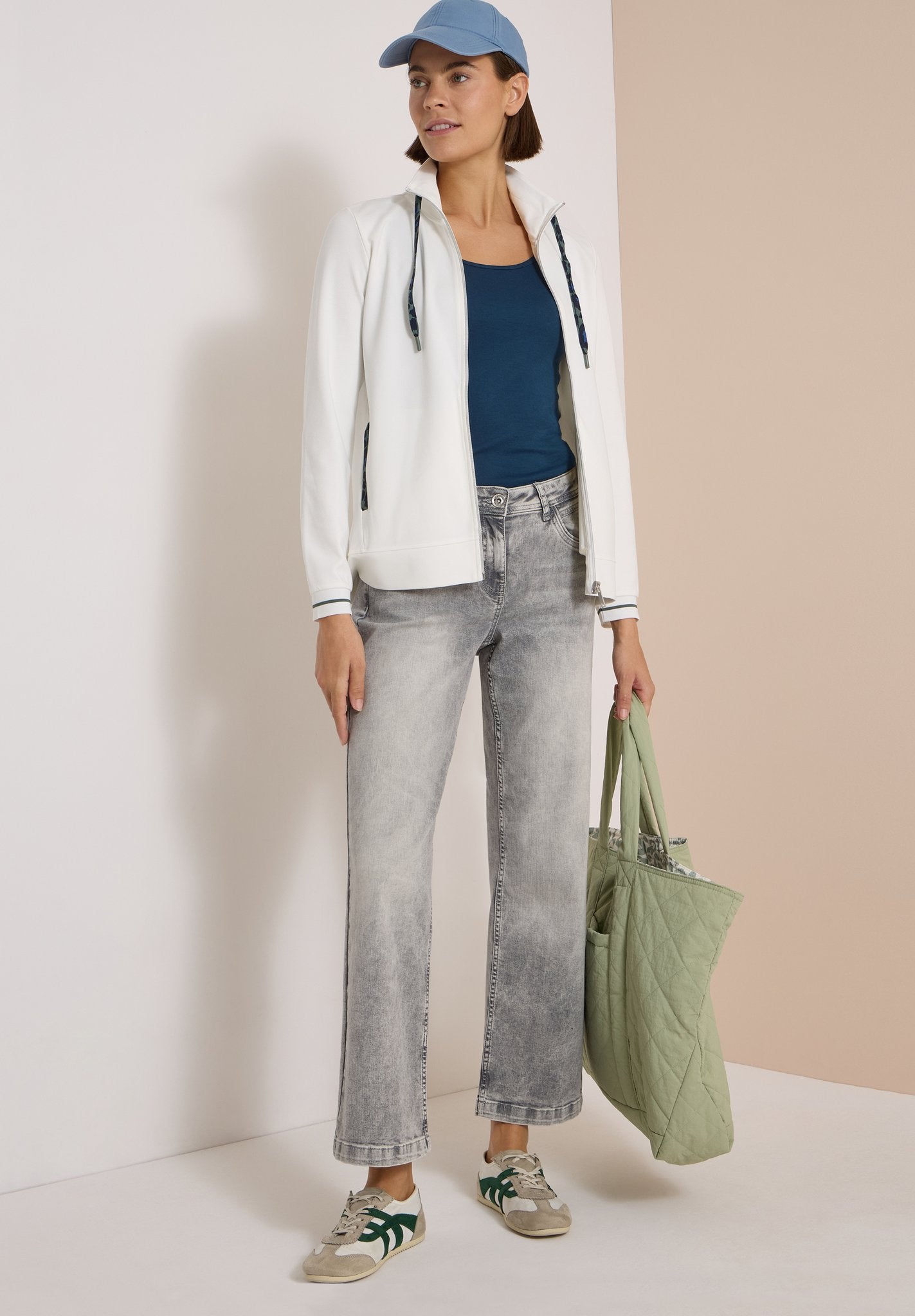 Cecil Damen T-Shirts Vanilla W