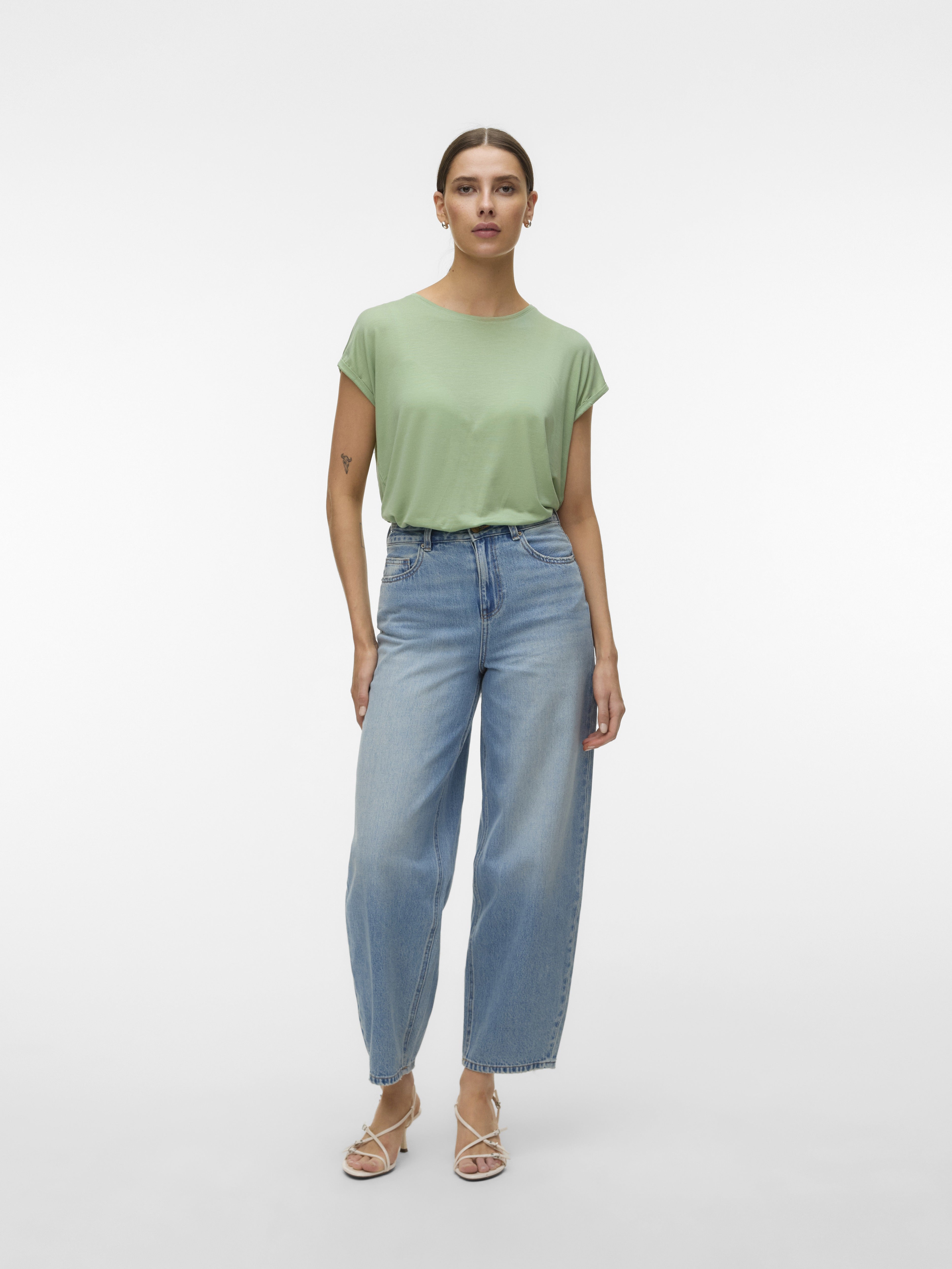 Vero Moda Damen T-Shirts Mistletoe