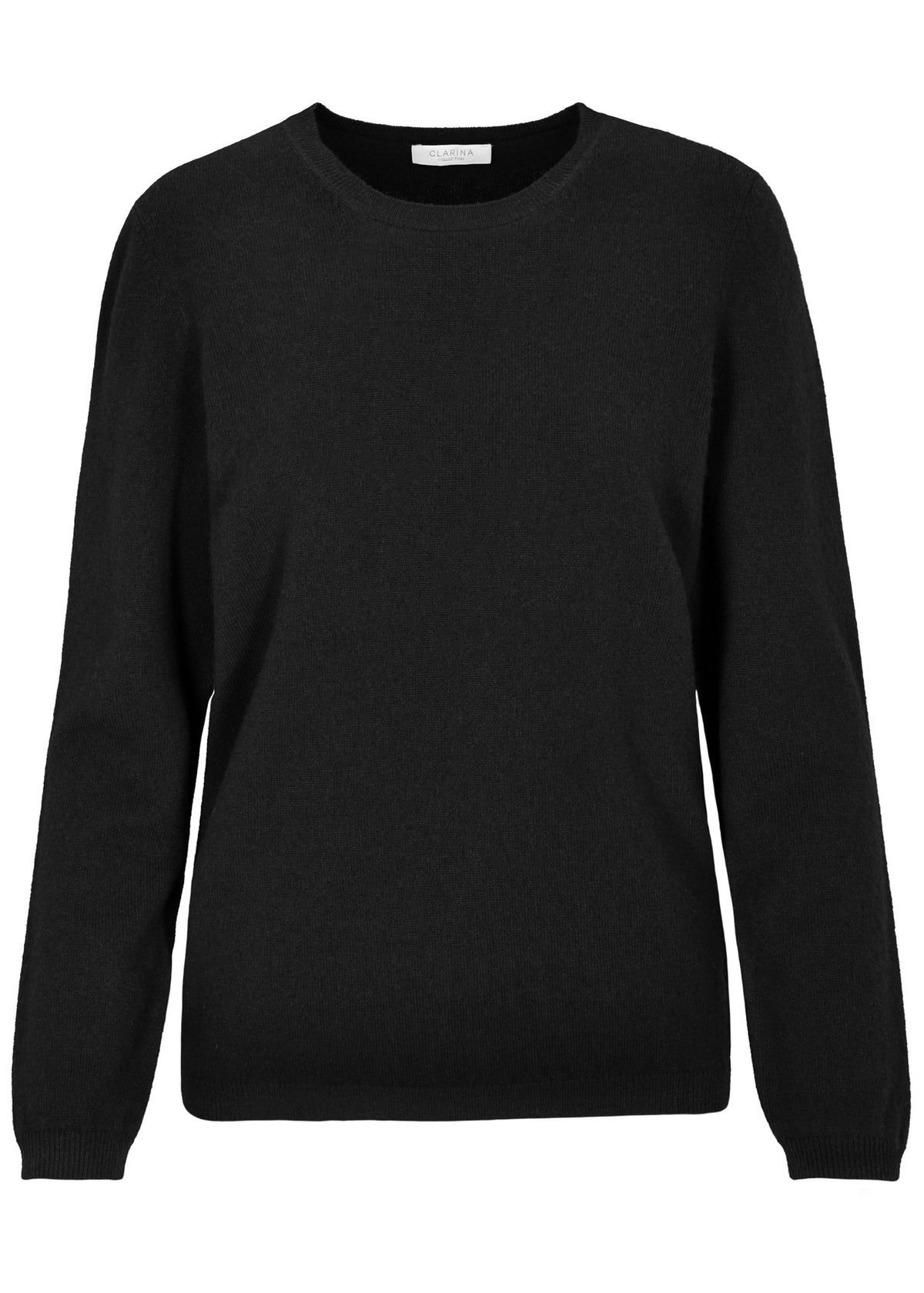 Clarina Damen Pullover Schwarz