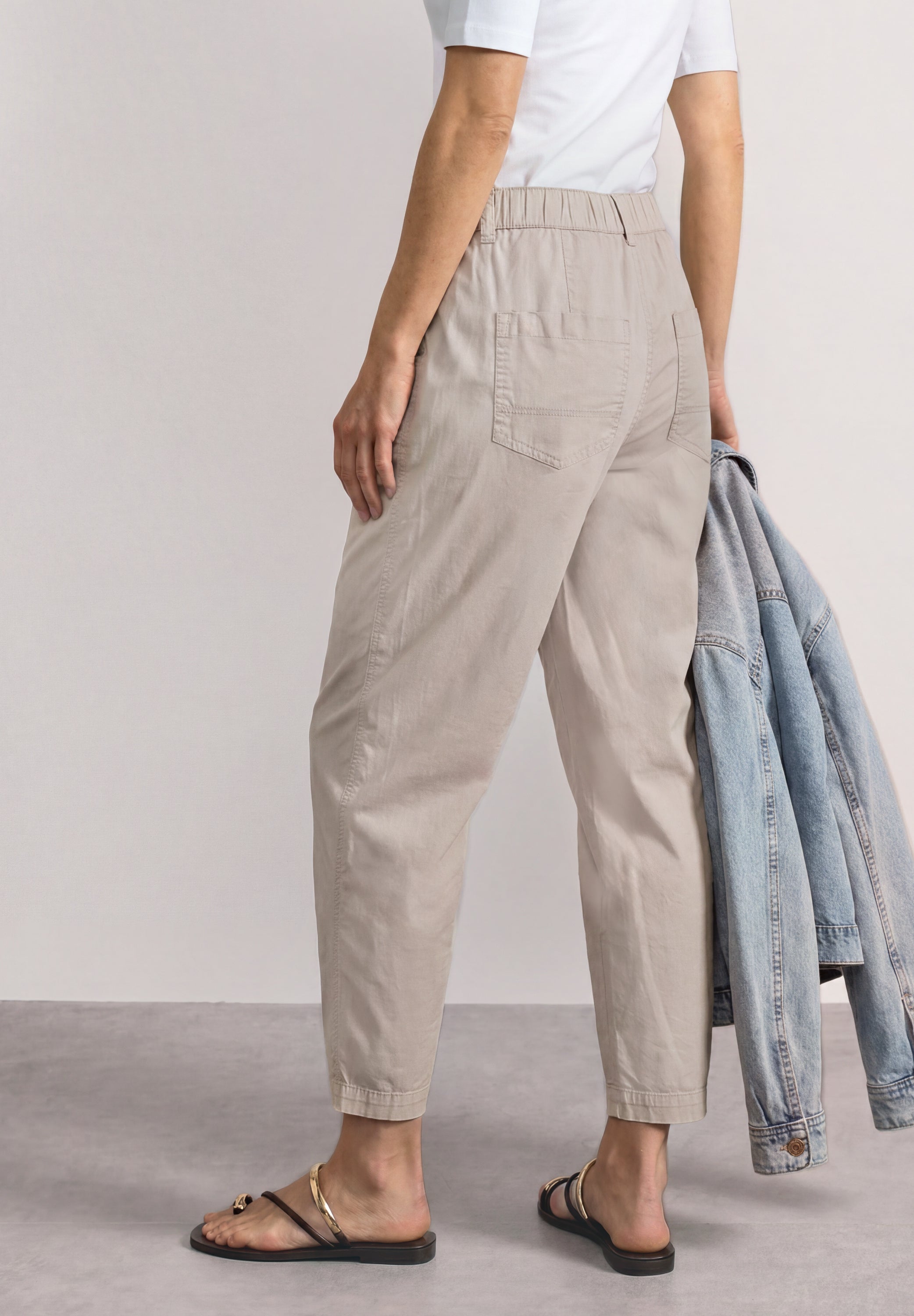 Street One Damen Hosen Clay Sand