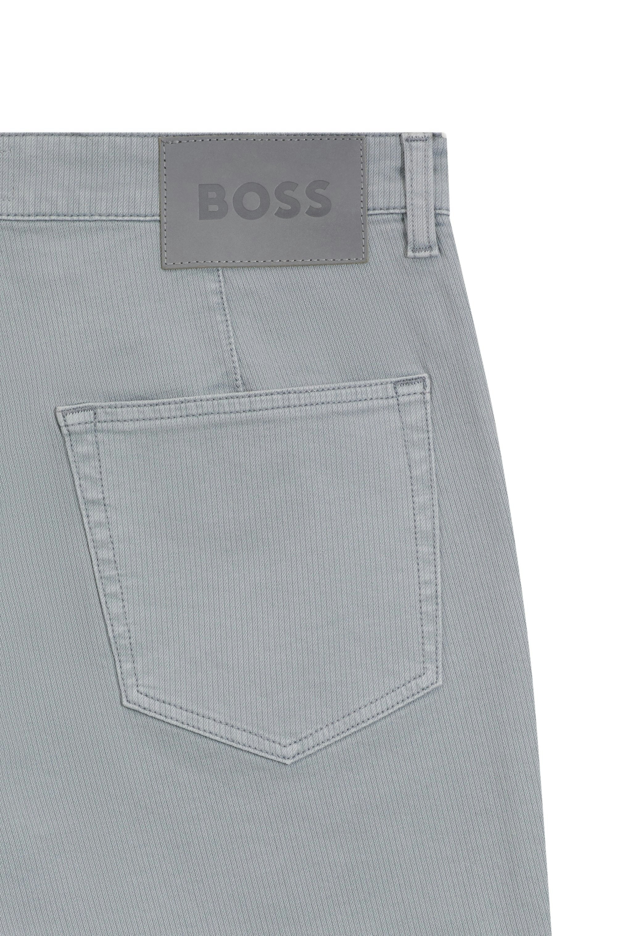 Boss Orange Herren Jeans Open Grey