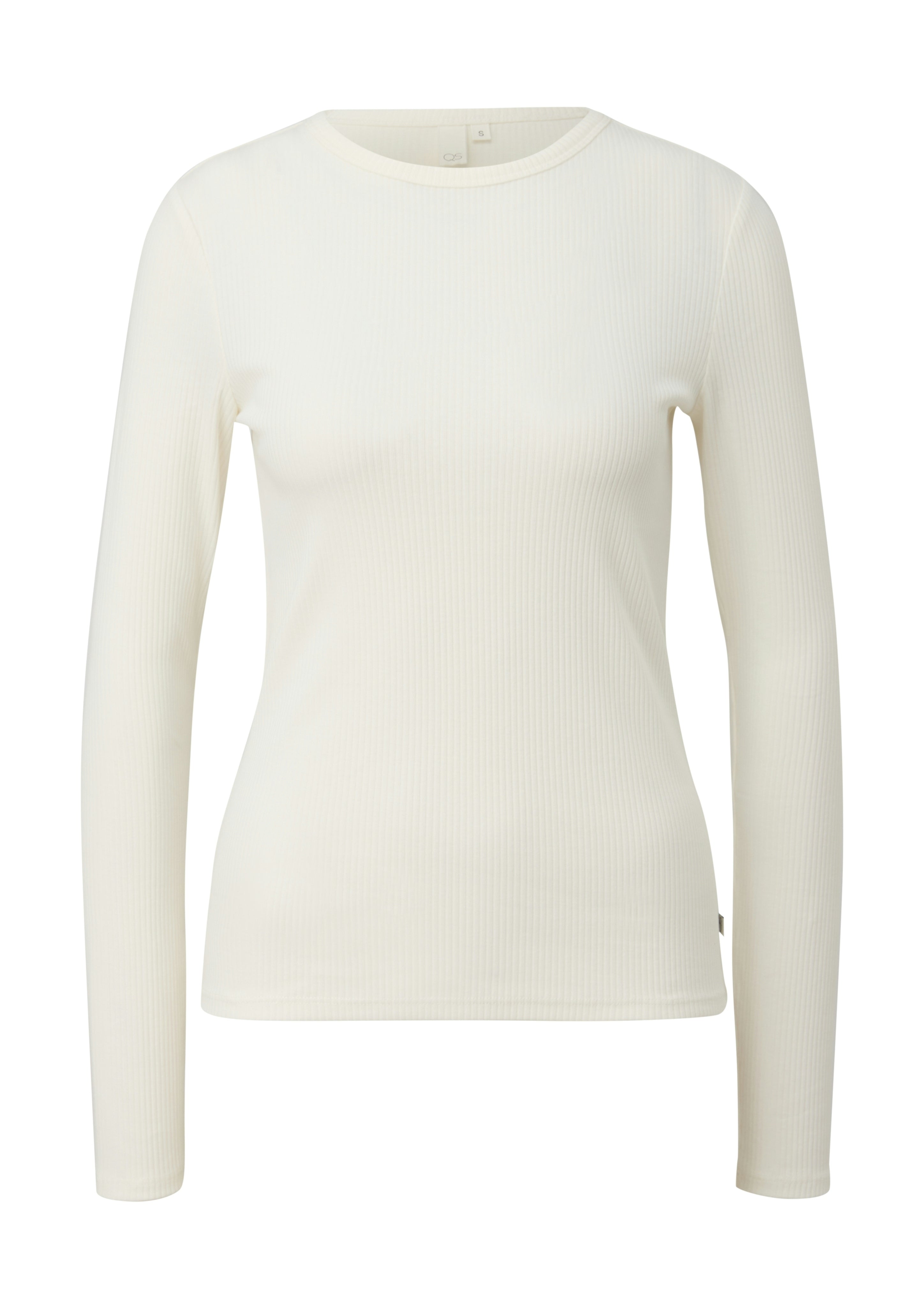 QS by S.Oliver Damen T-Shirts White