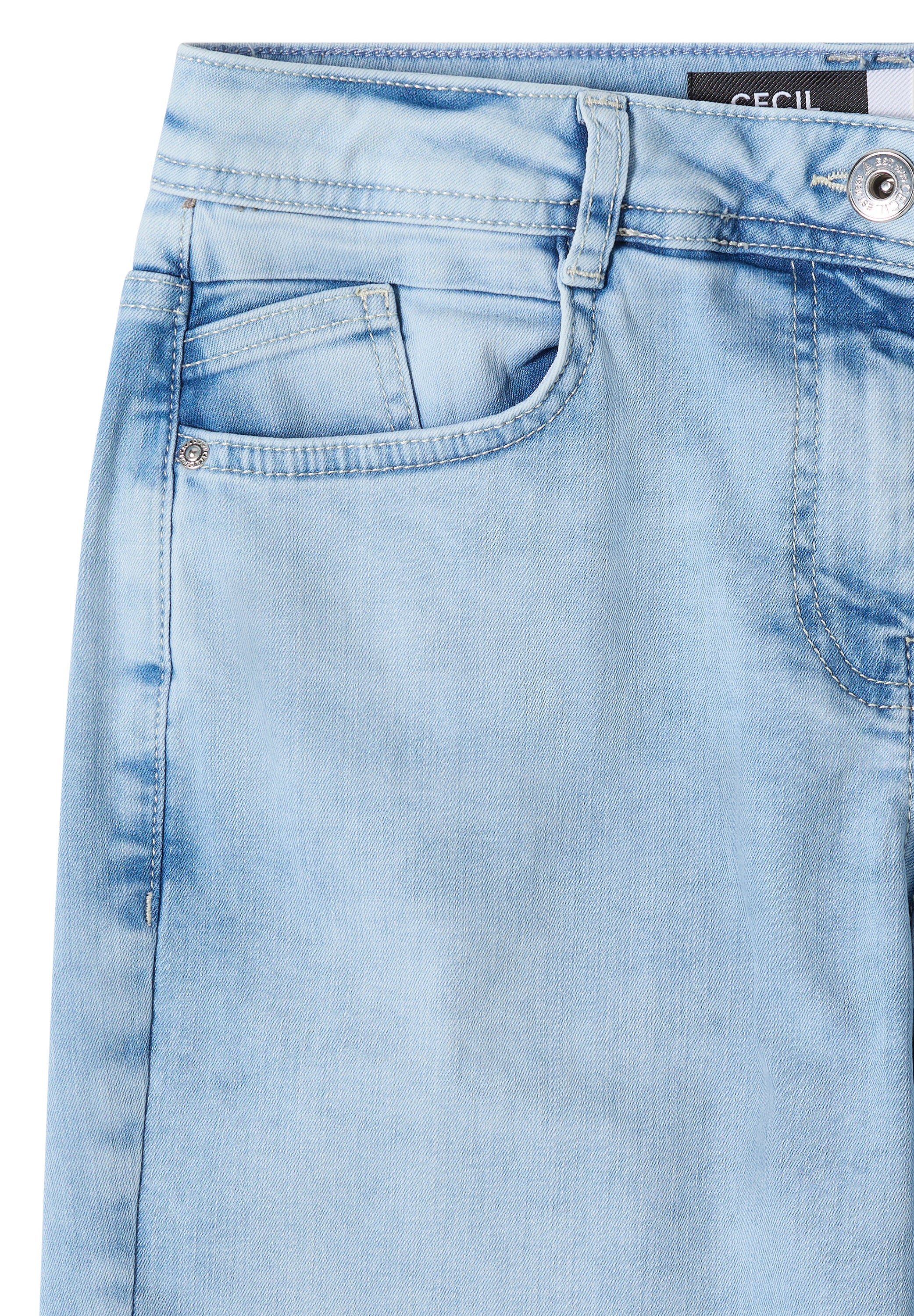 Cecil Damen Hosen Light Blu