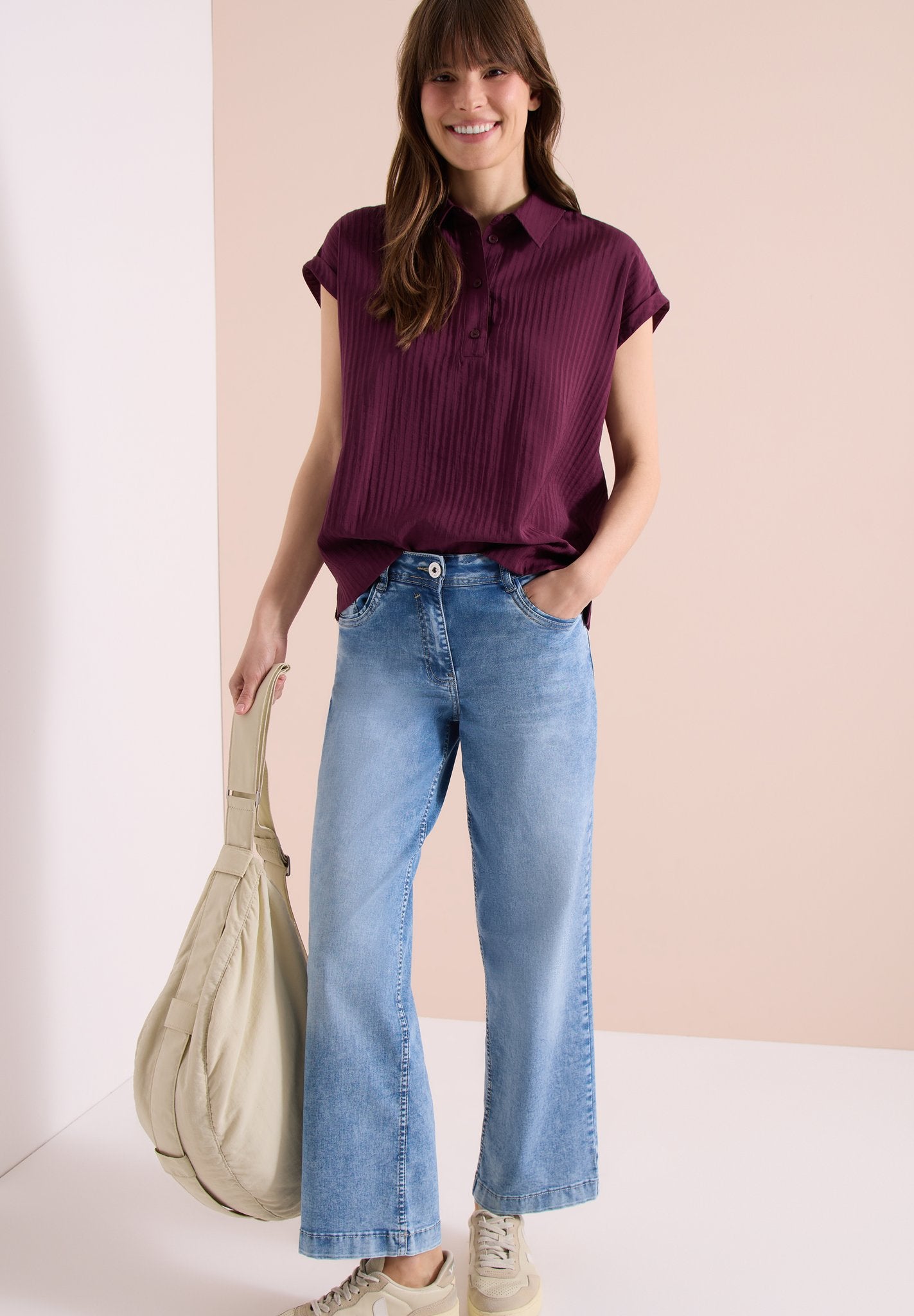 Cecil Damen Blusen Sweet Gra