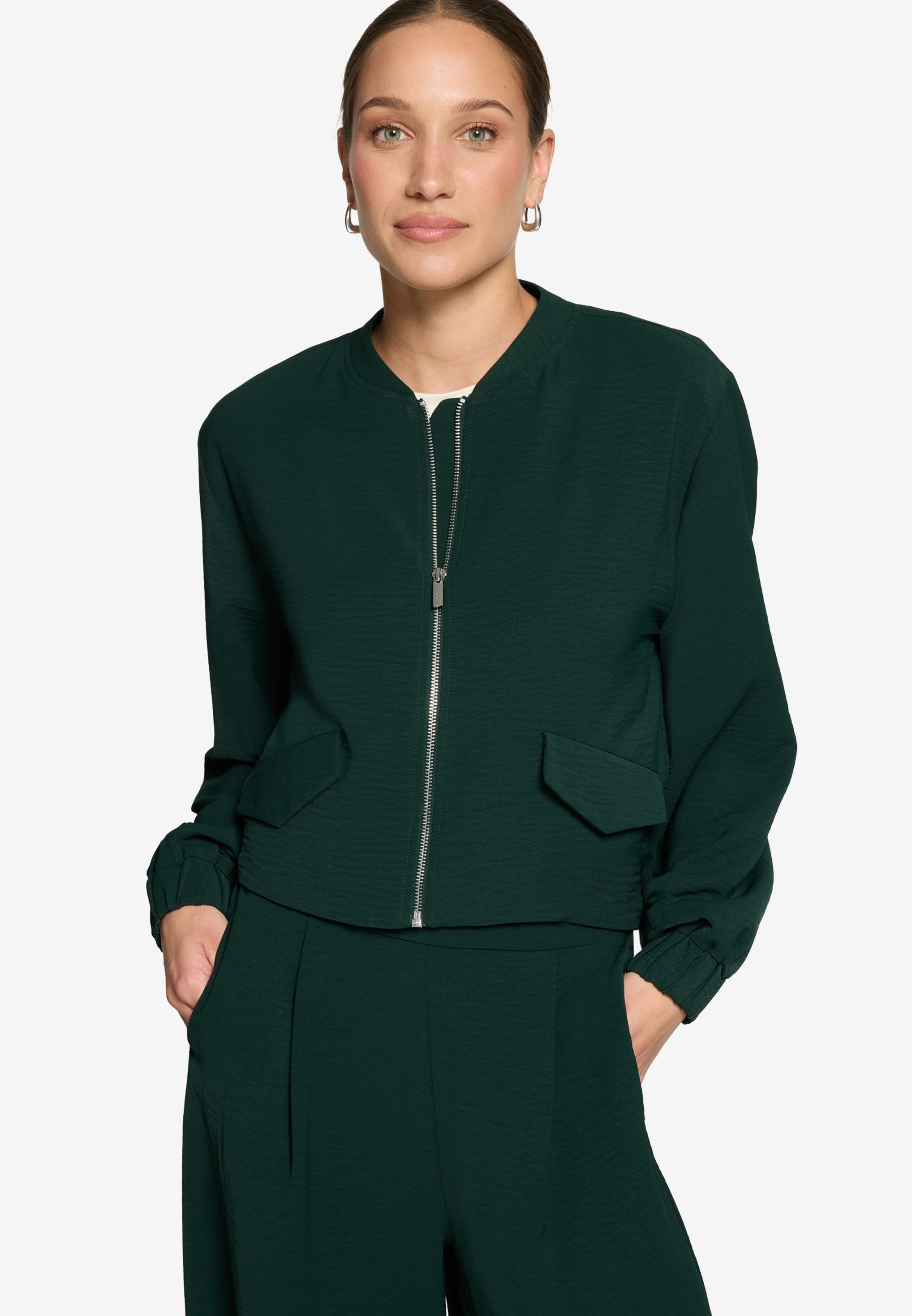 Zero Damen Blazer Green Forest