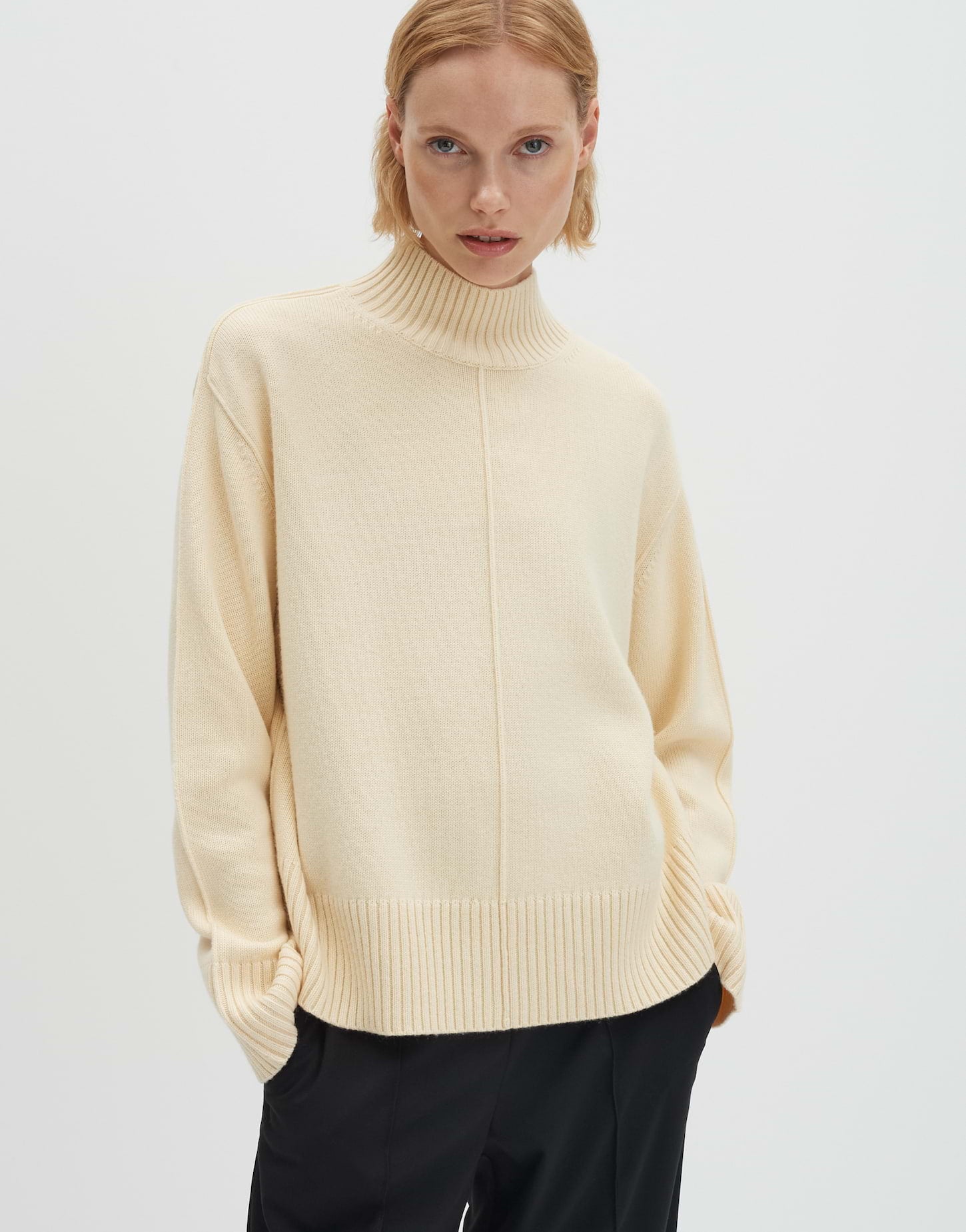 Someday Damen Pullover Buttercream