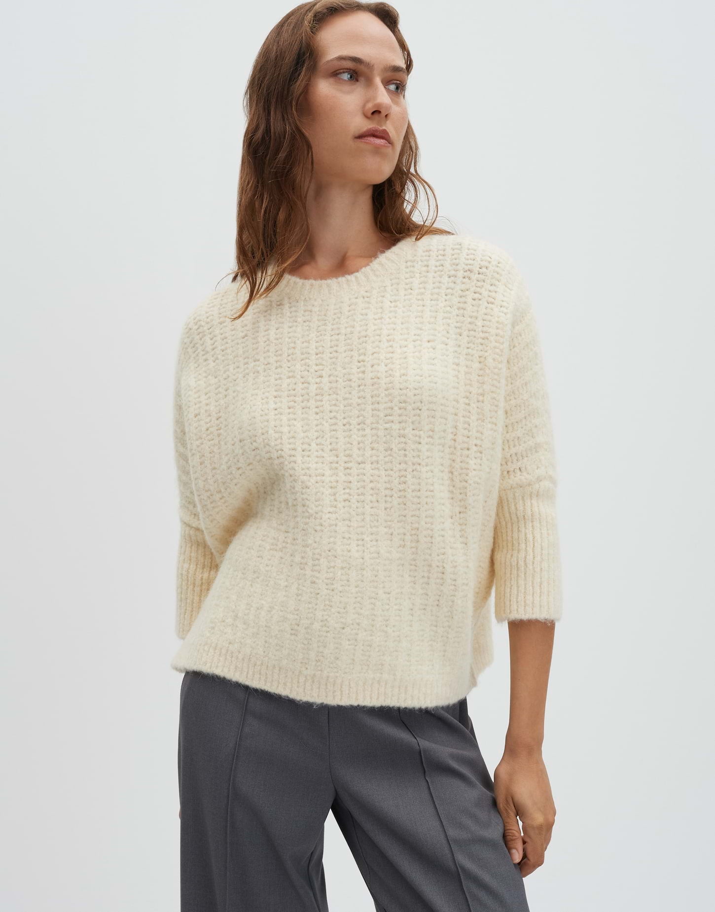Someday Damen Pullover Buttercream