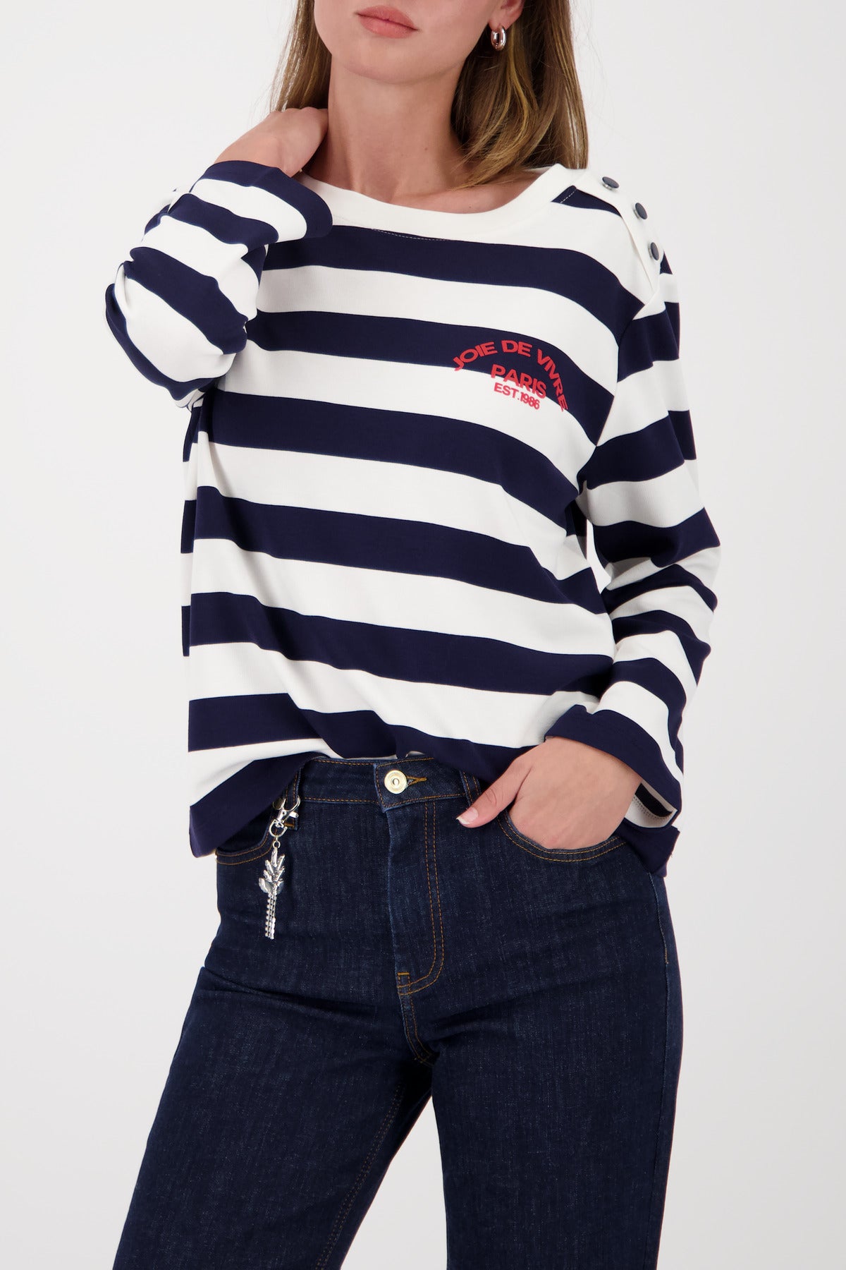 Monari Damen T-Shirts Marine Ring