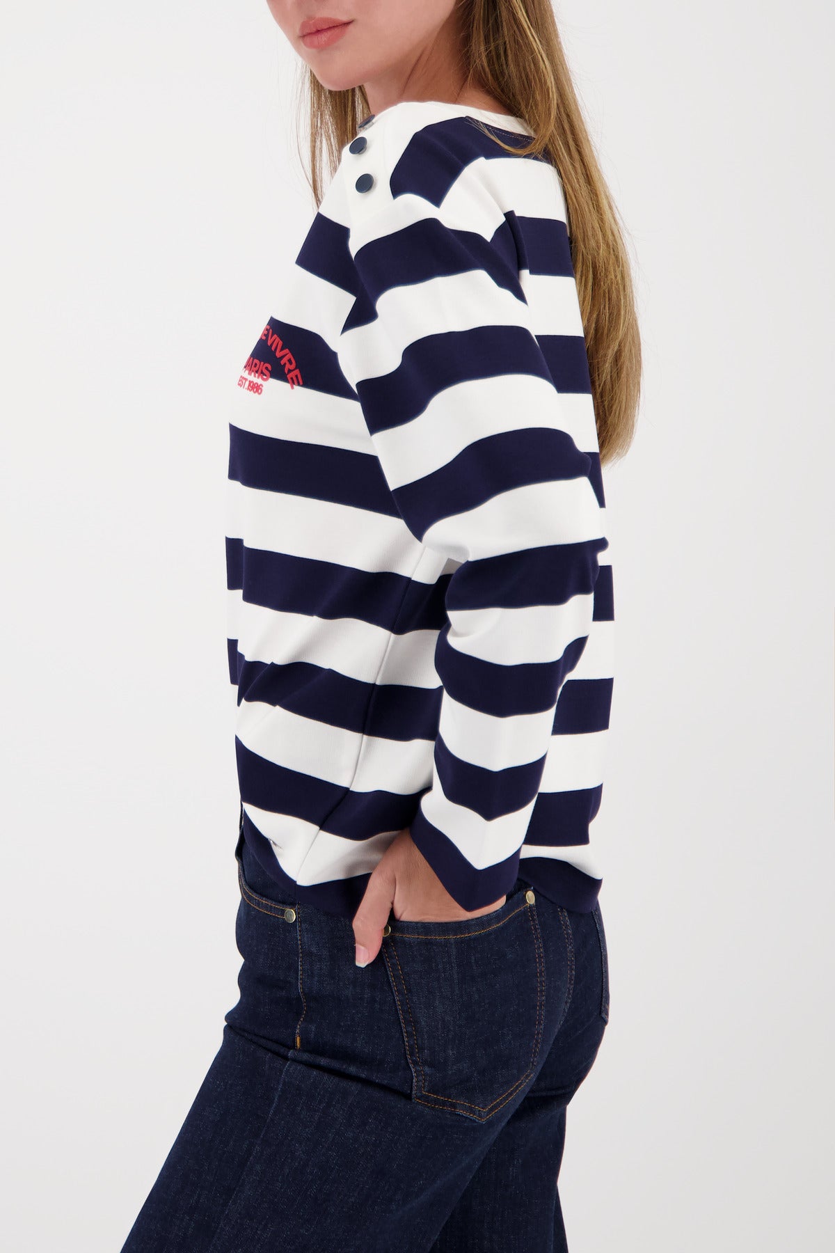 Monari Damen T-Shirts Marine Ring