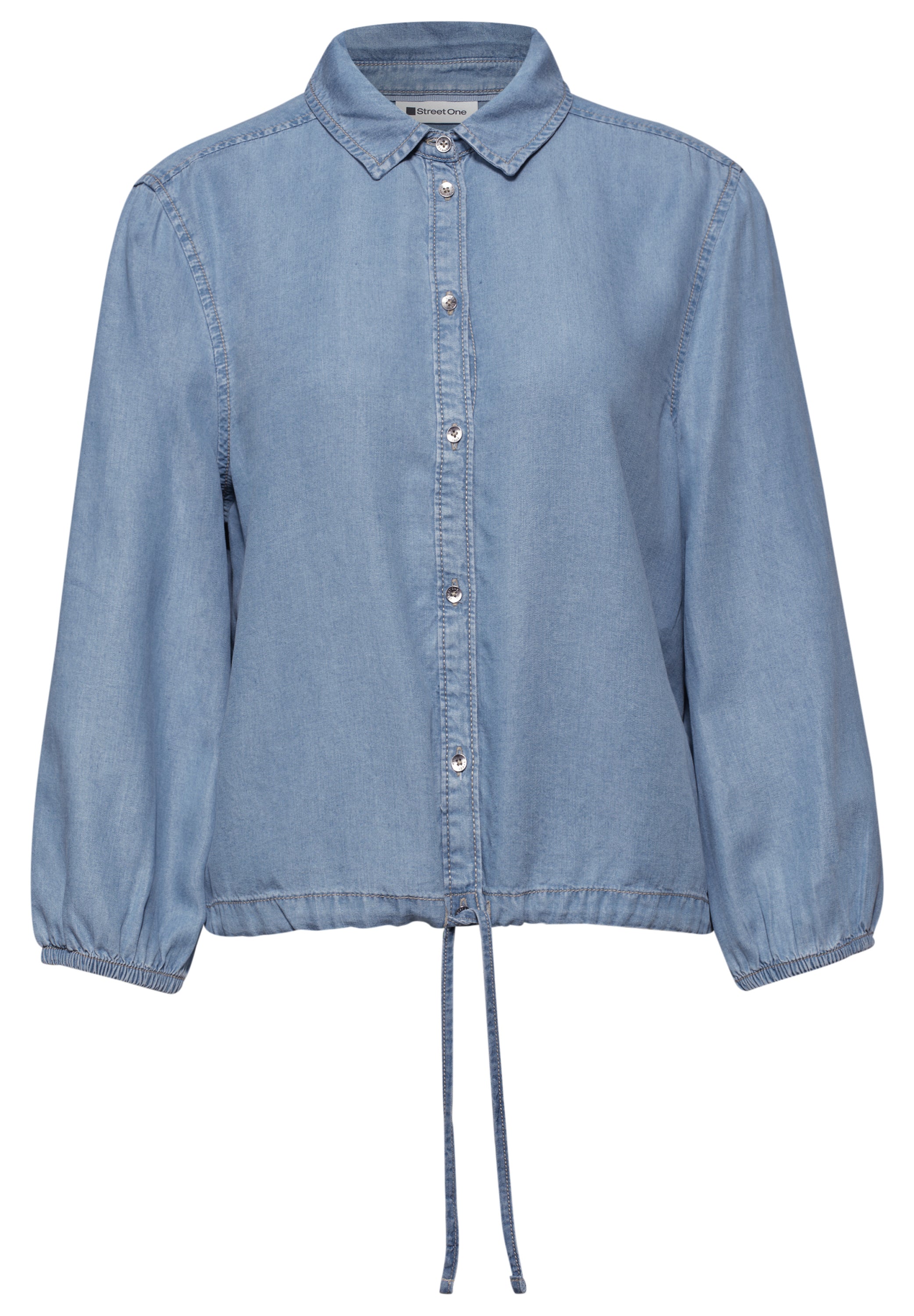 Street One Damen Blusen Light Blu