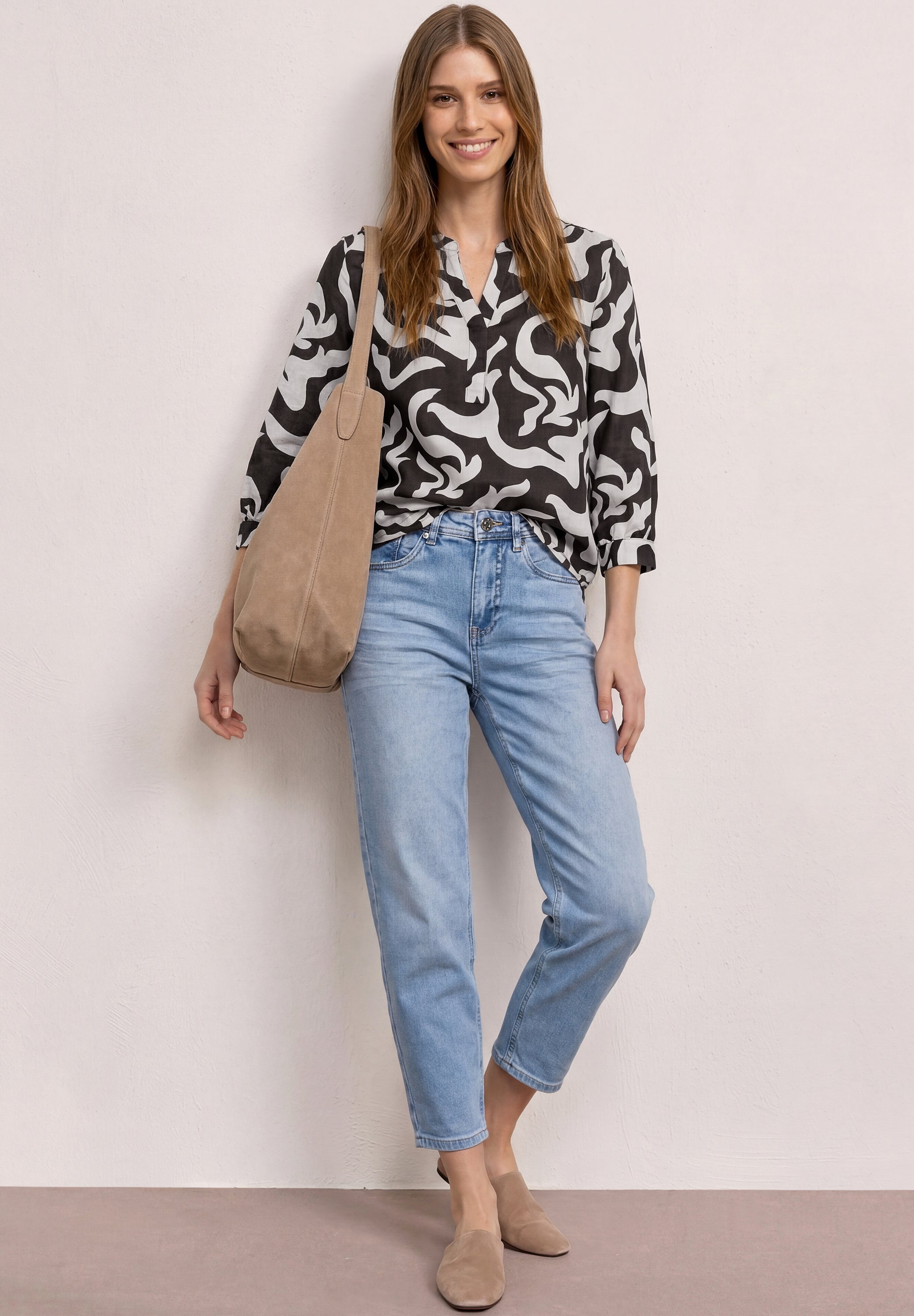 Street One Damen Blusen Espresso