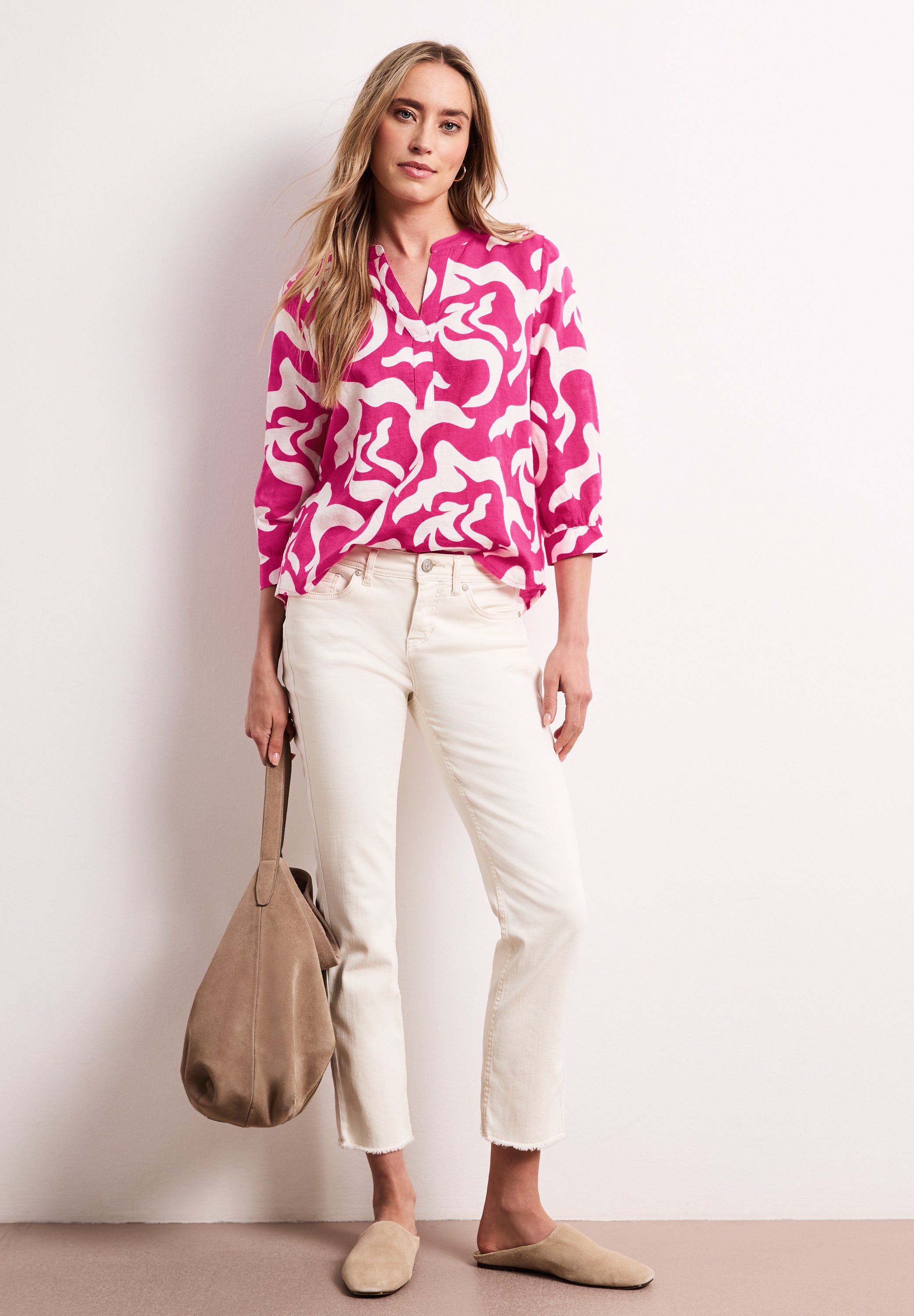 Street One Damen Blusen Magenta D