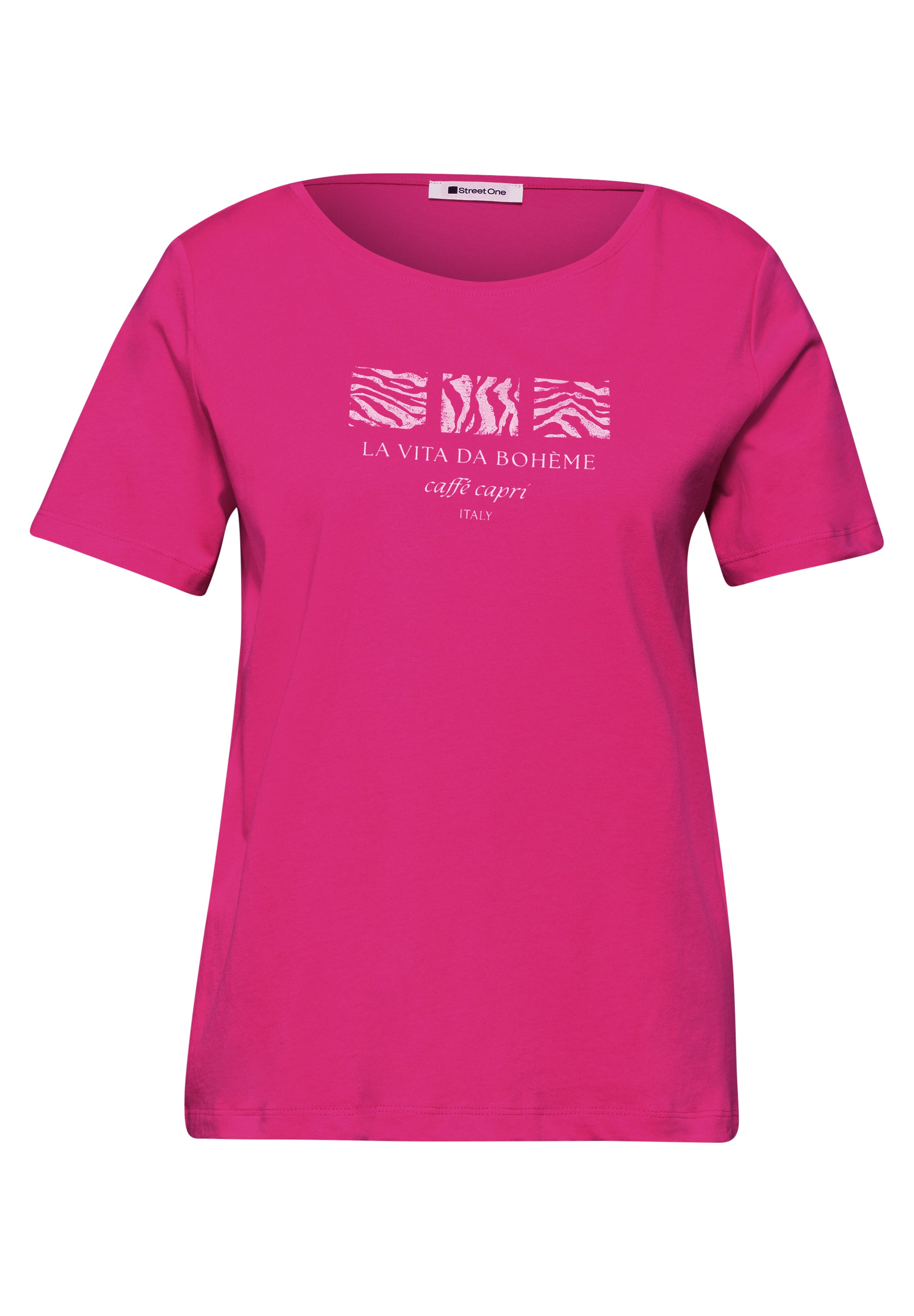 Street One Damen T-Shirts Magenta D