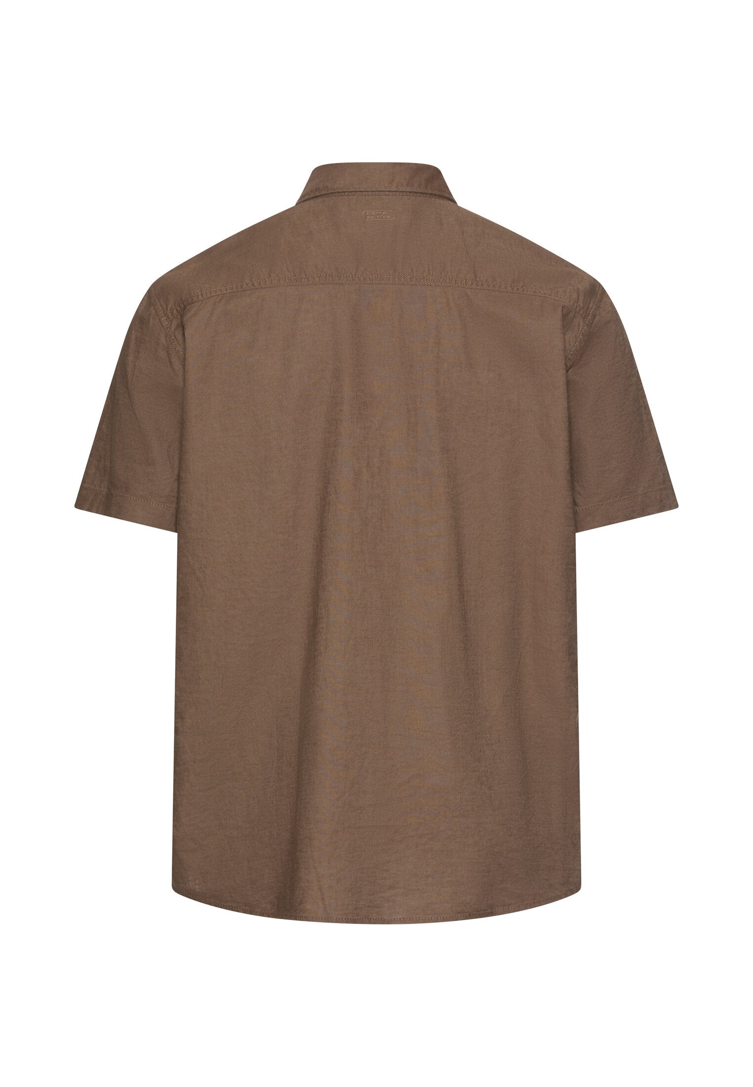 Camel active Herren Hemden kurz Mud Brown