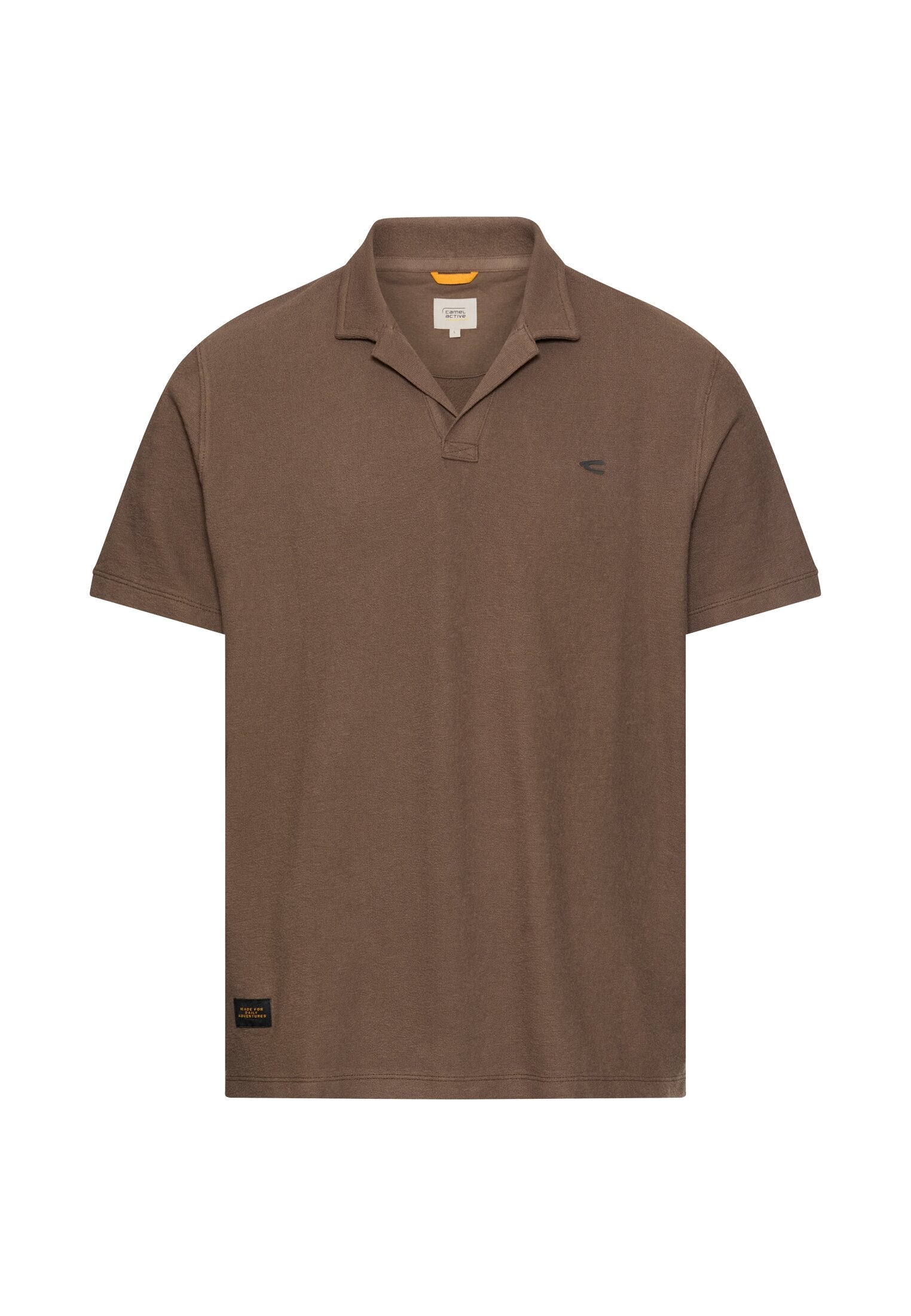 Camel active Herren Polo-Shirts Mud Brown