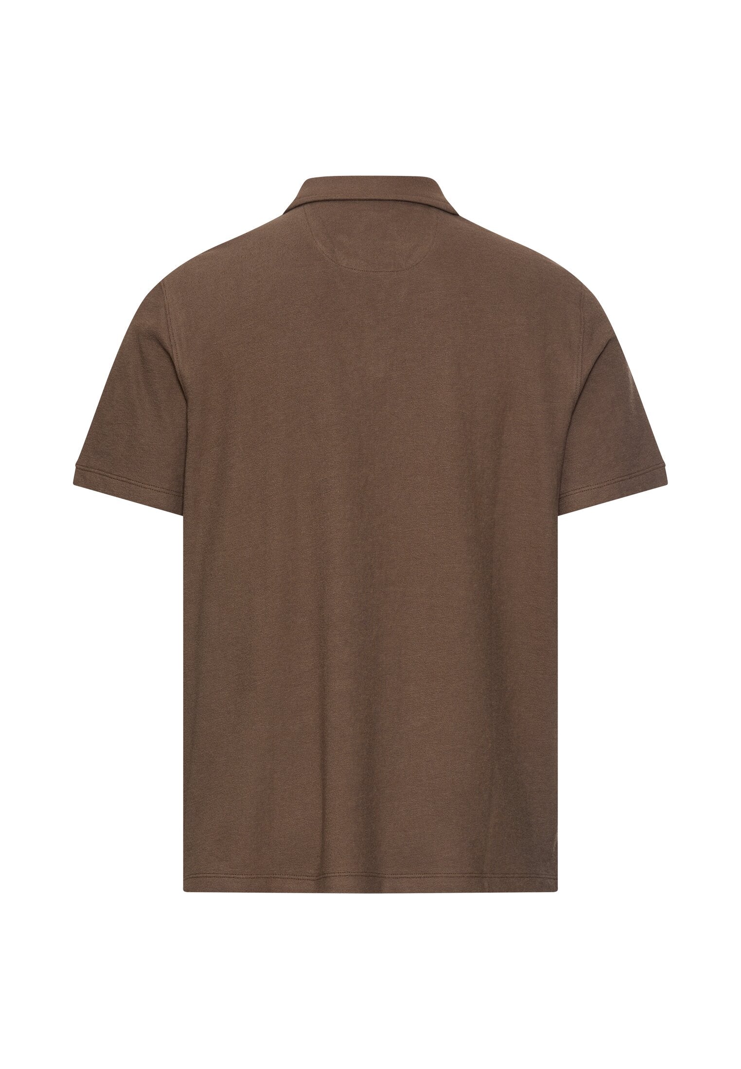 Camel active Herren Polo-Shirts Mud Brown