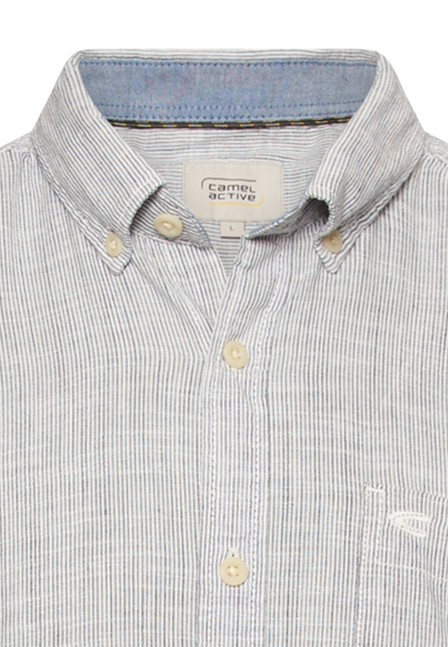 Camel active Herren Hemden kurz Offwhite