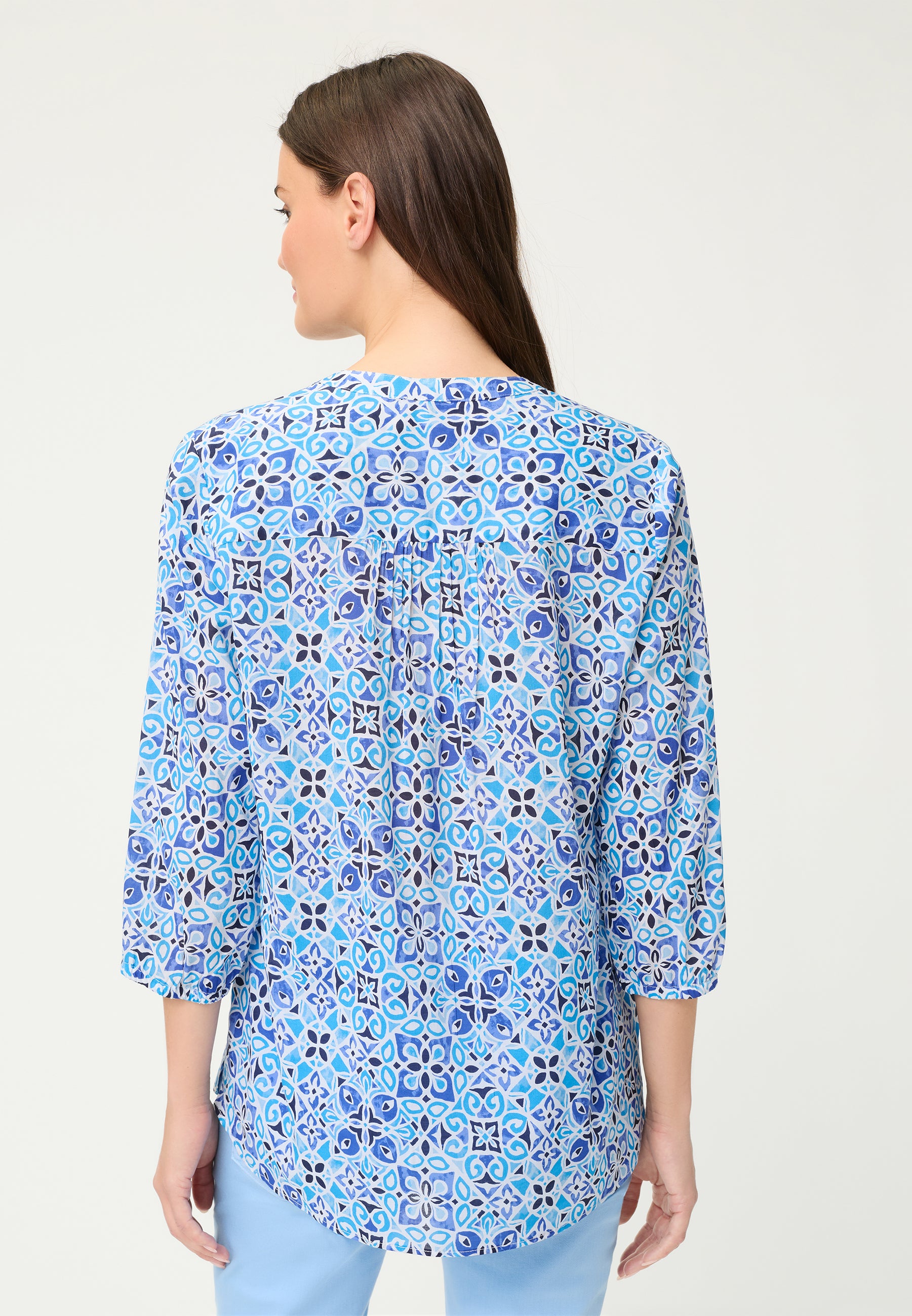 Olsen Damen Blusen Bay Blue