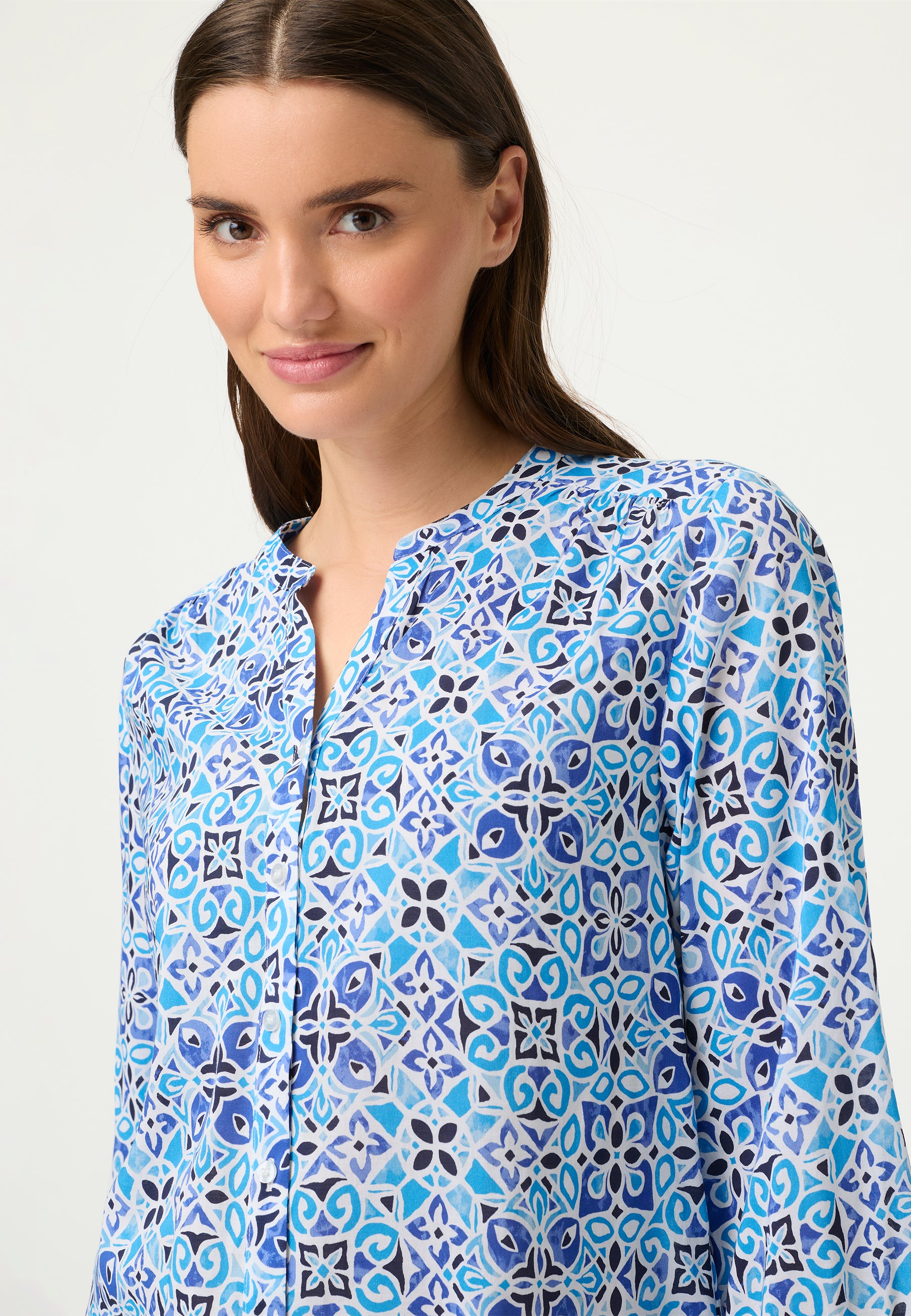 Olsen Damen Blusen Bay Blue