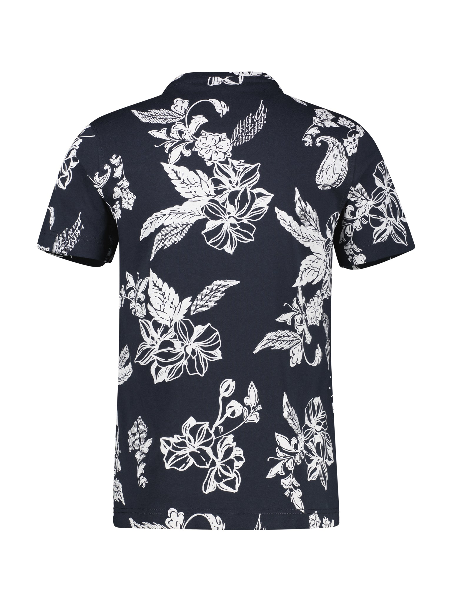 Lerros Herren T-Shirts kurz Classic Navy