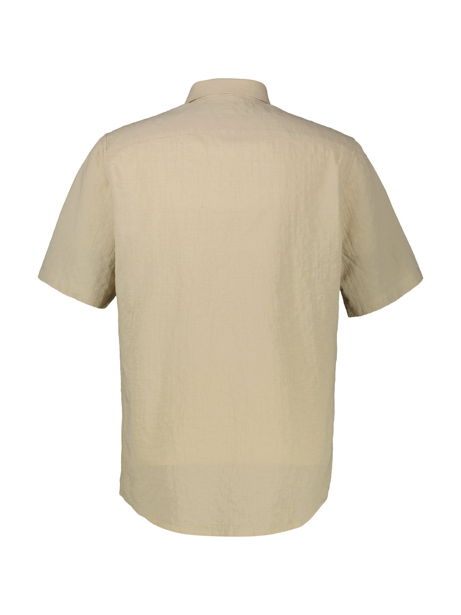 Lerros Herren Hemden kurz Gravel Beige