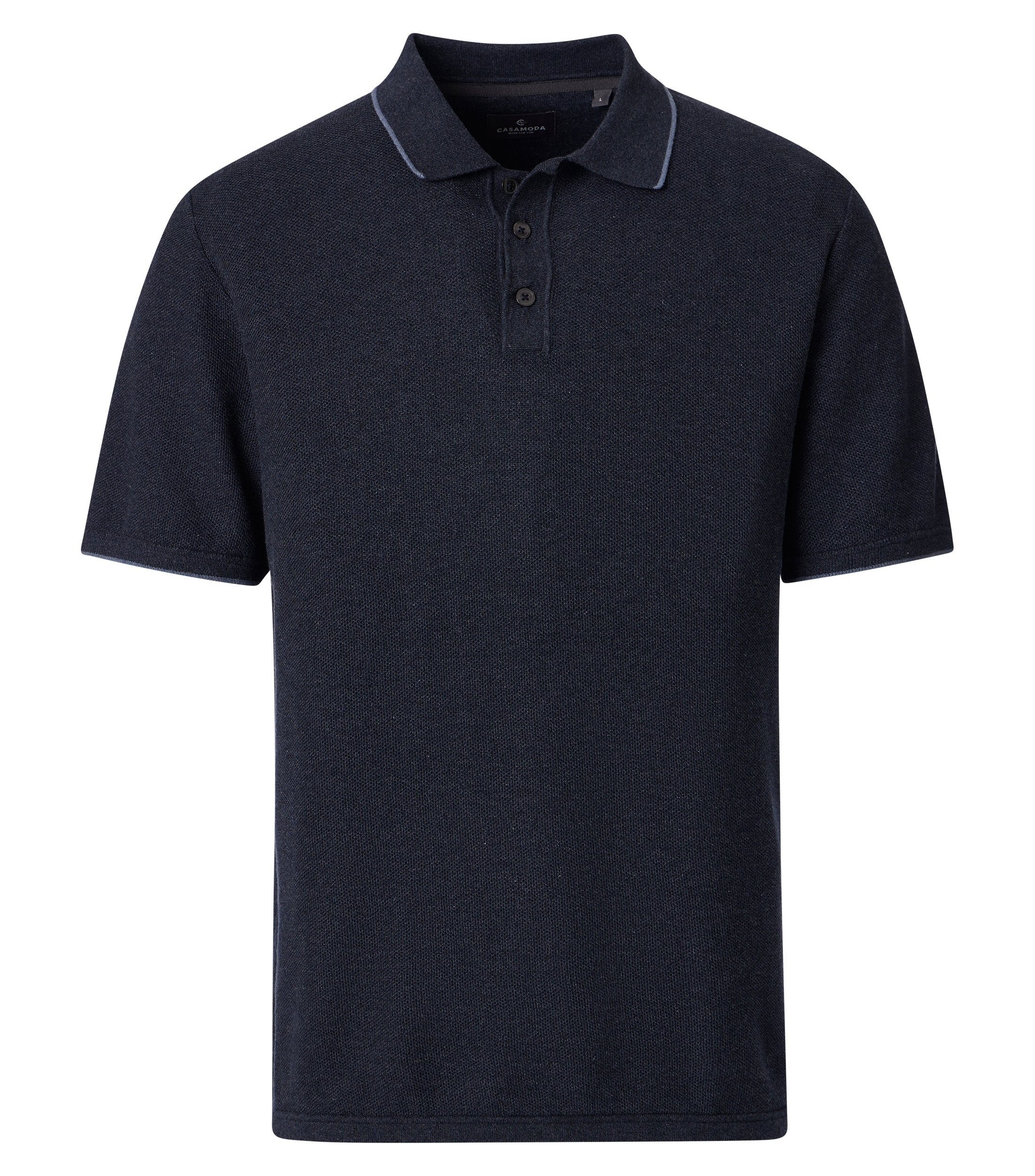 Casa Moda Herren Polo-Shirts Blau