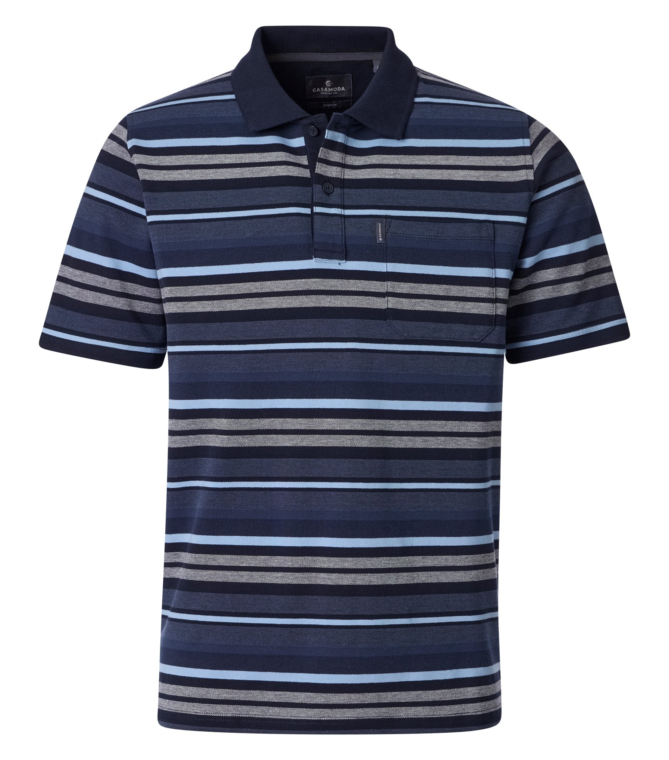 Casa Moda Herren Polo-Shirts Blau
